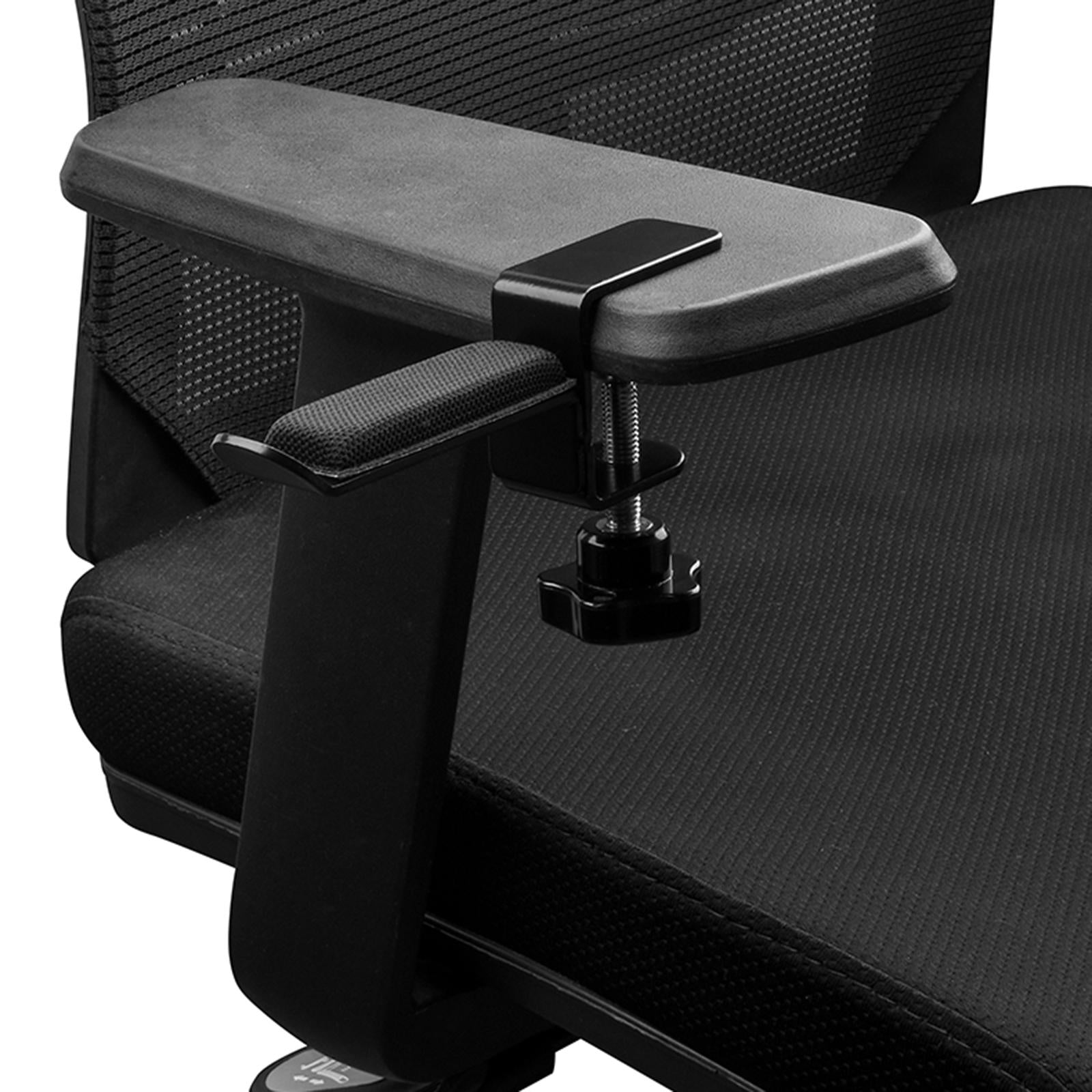 Under Desk Headset Stand with Adjustable Screw Save Space for Office Desktop with Pad