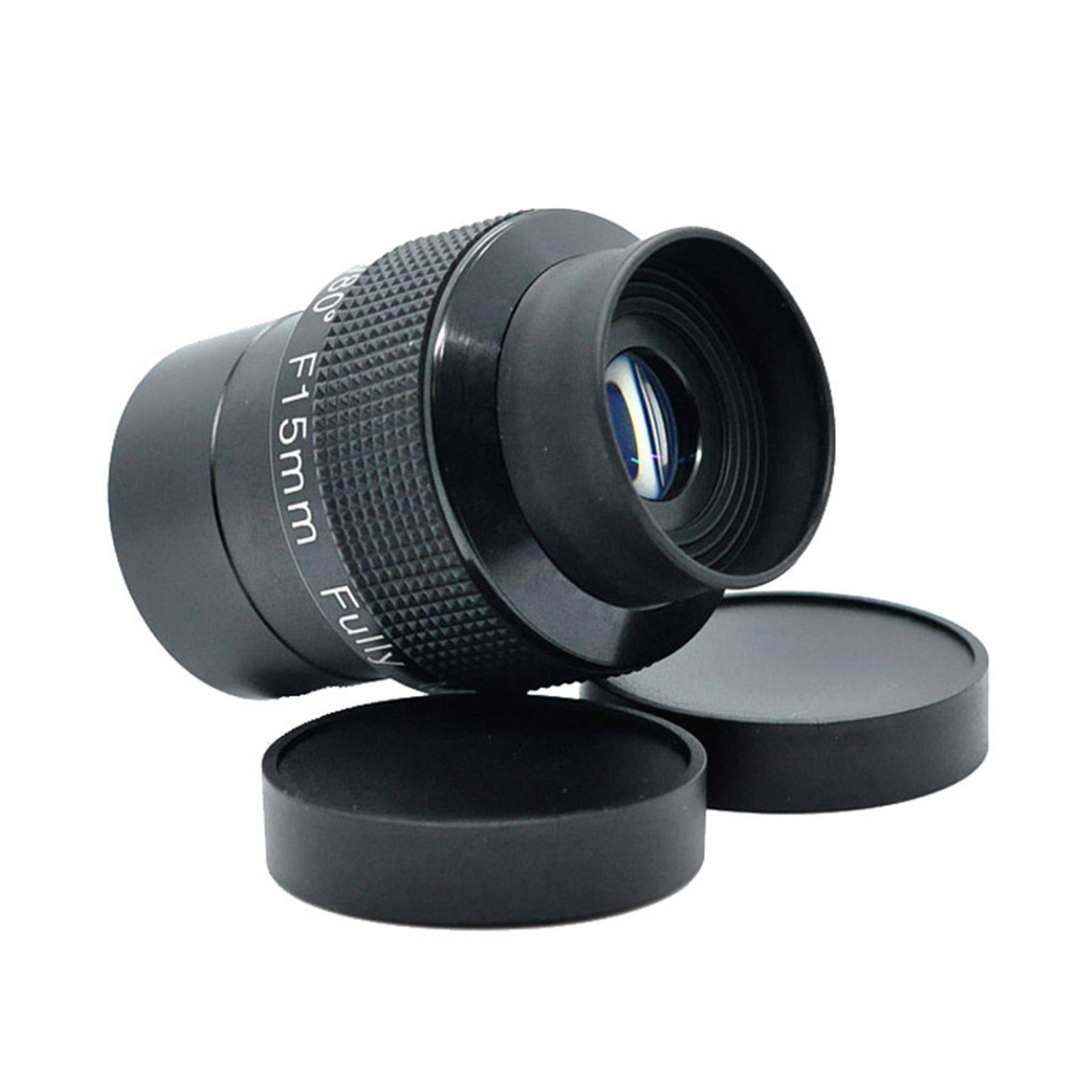 2 Eyepiece Fmc Lens Fully Multi-Coated Angle 80 for Astro Telescope UW15mm"