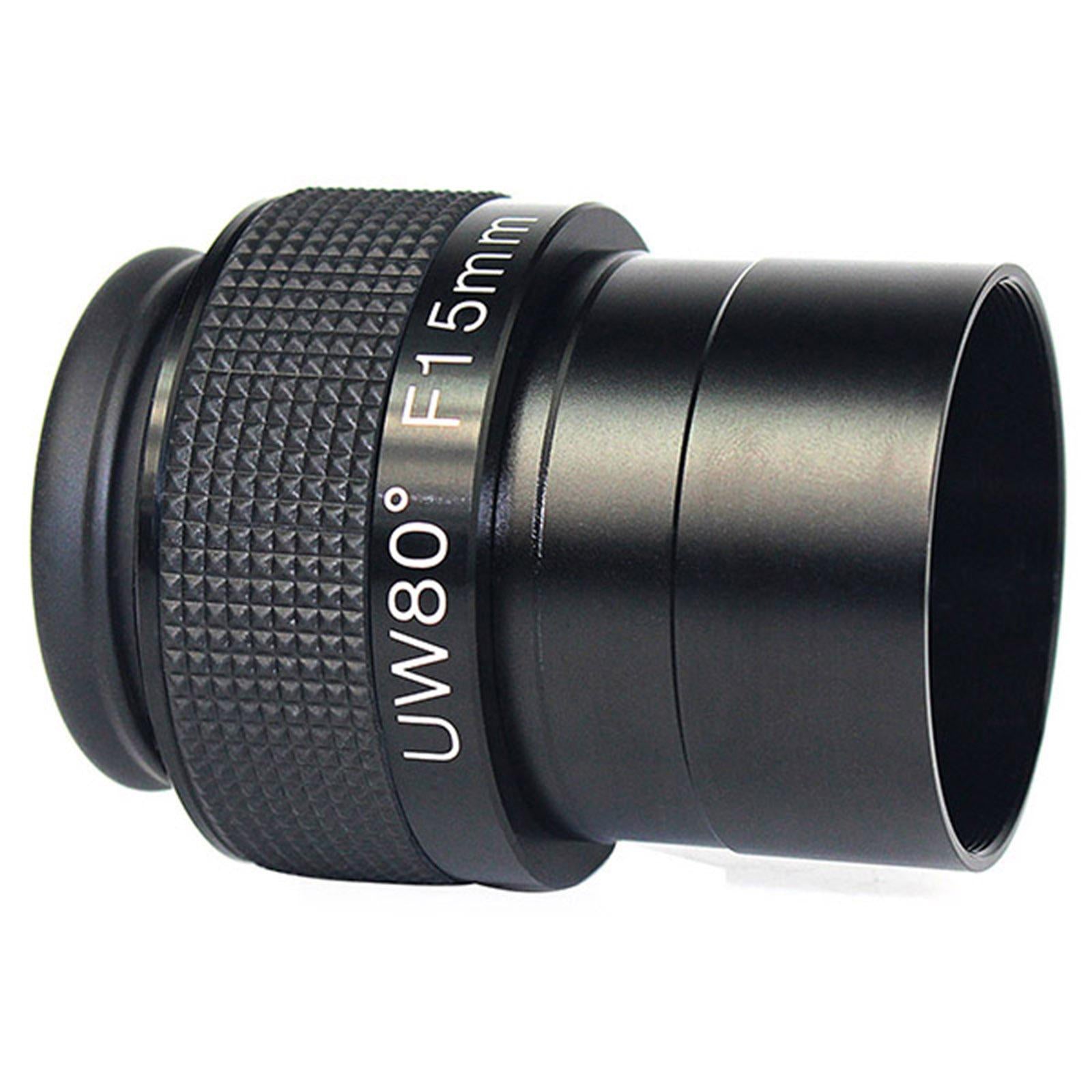 2 Eyepiece Fmc Lens Fully Multi-Coated Angle 80 for Astro Telescope UW15mm"