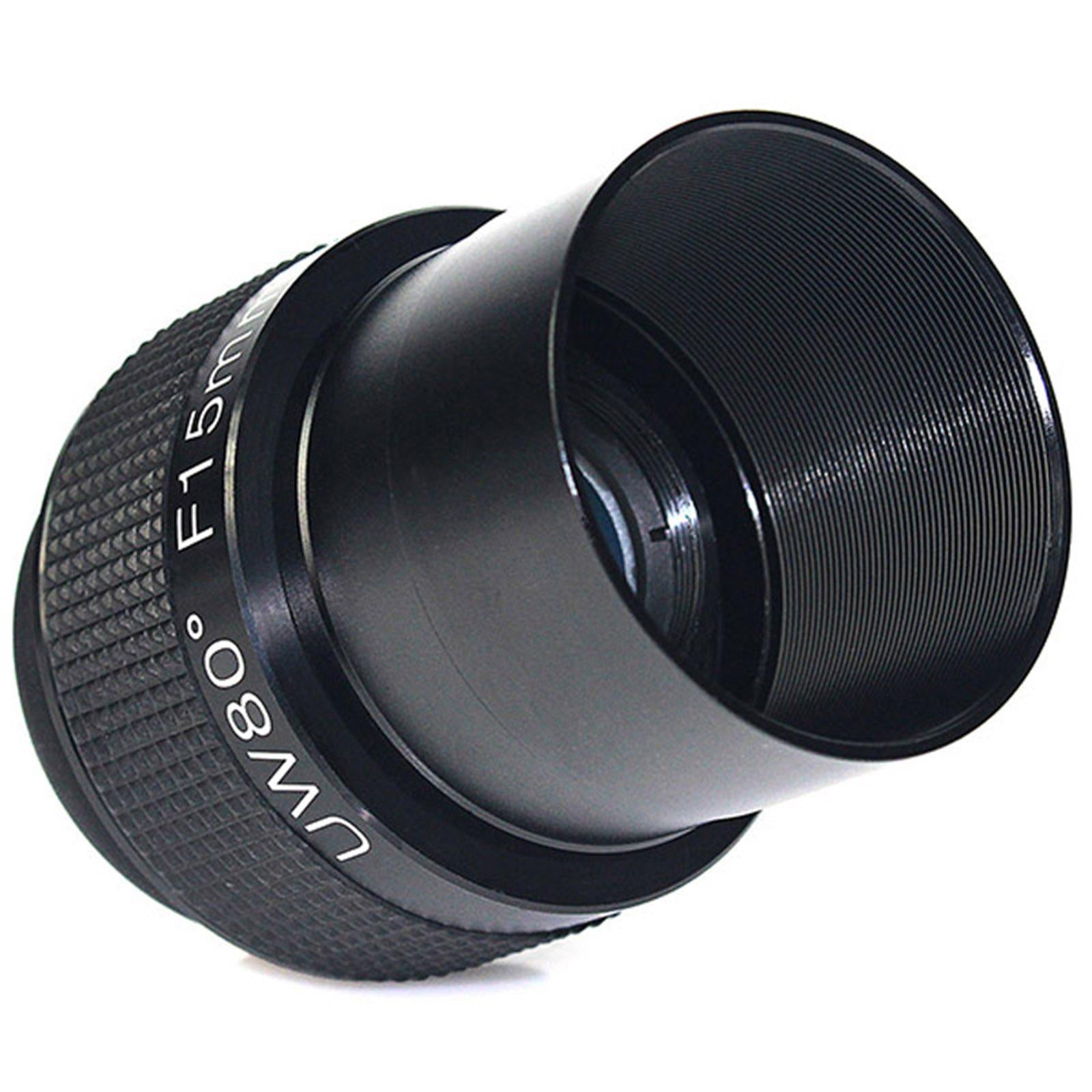 2 Eyepiece Fmc Lens Fully Multi-Coated Angle 80 for Astro Telescope UW15mm"