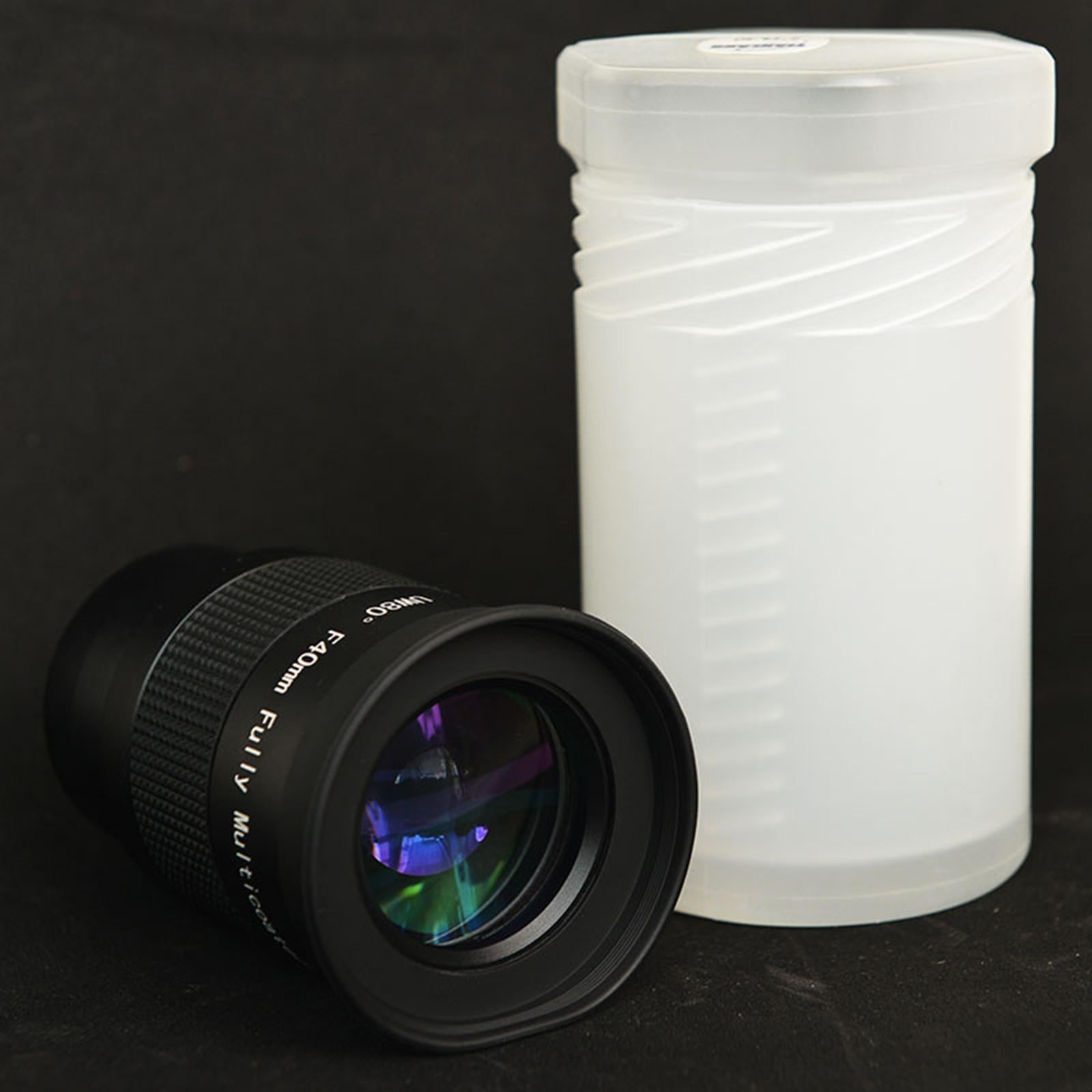 2 Eyepiece Fmc Lens Fully Multi-Coated Angle 80 for Astro Telescope UW40mm"