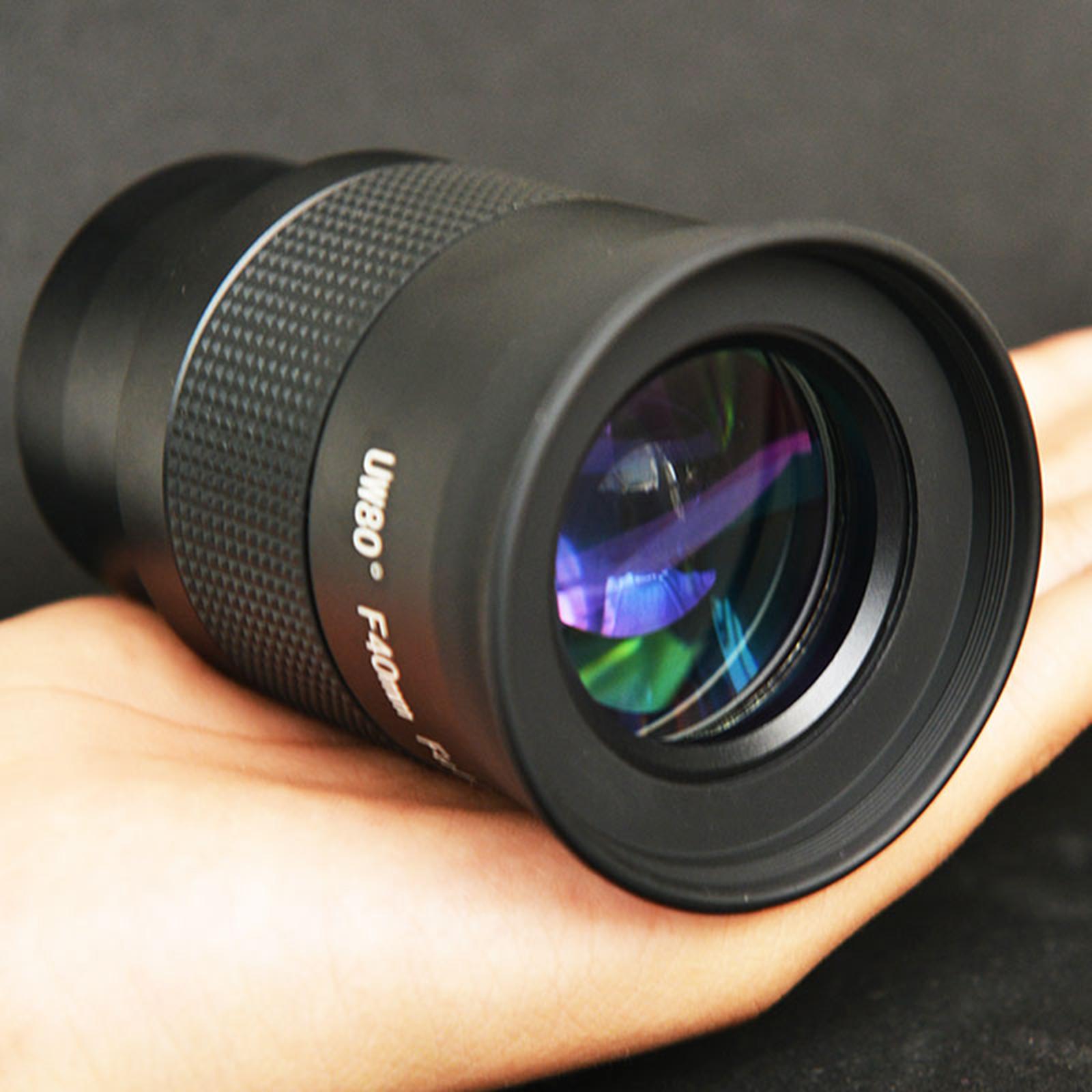2 Eyepiece Fmc Lens Fully Multi-Coated Angle 80 for Astro Telescope UW40mm"