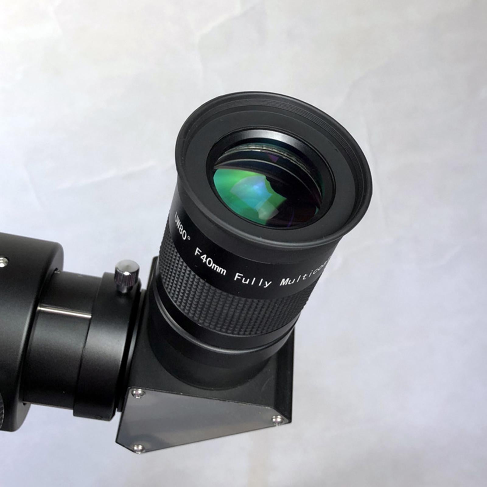 2 Eyepiece Fmc Lens Fully Multi-Coated Angle 80 for Astro Telescope UW40mm"