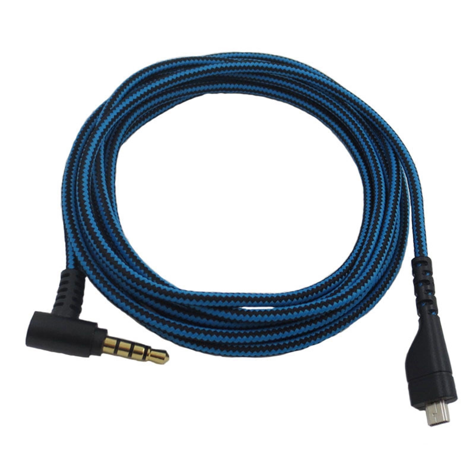 Stereo Audio Auxiliary Cable Adapter for Arctis 3 5 7 Speakers Amplifier B