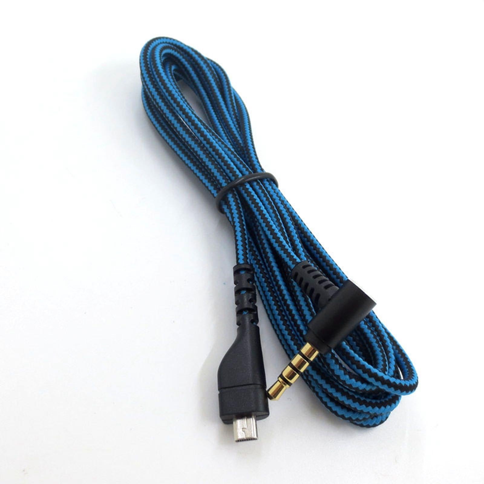 Stereo Audio Auxiliary Cable Adapter for Arctis 3 5 7 Speakers Amplifier B