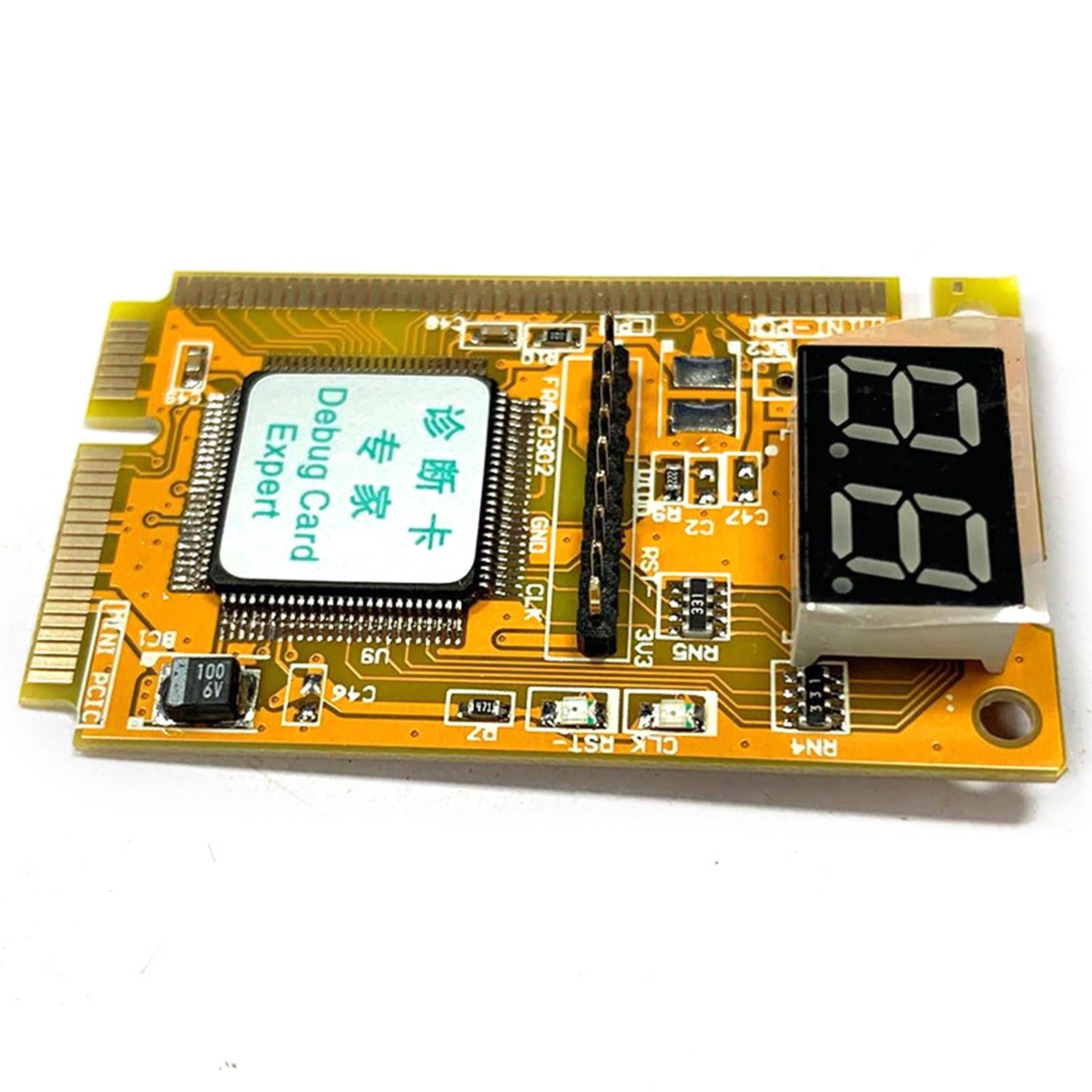 Debug Card 2-Digit PCI Pci-E Lpc Bus Interface Mini USB for Notebook PC