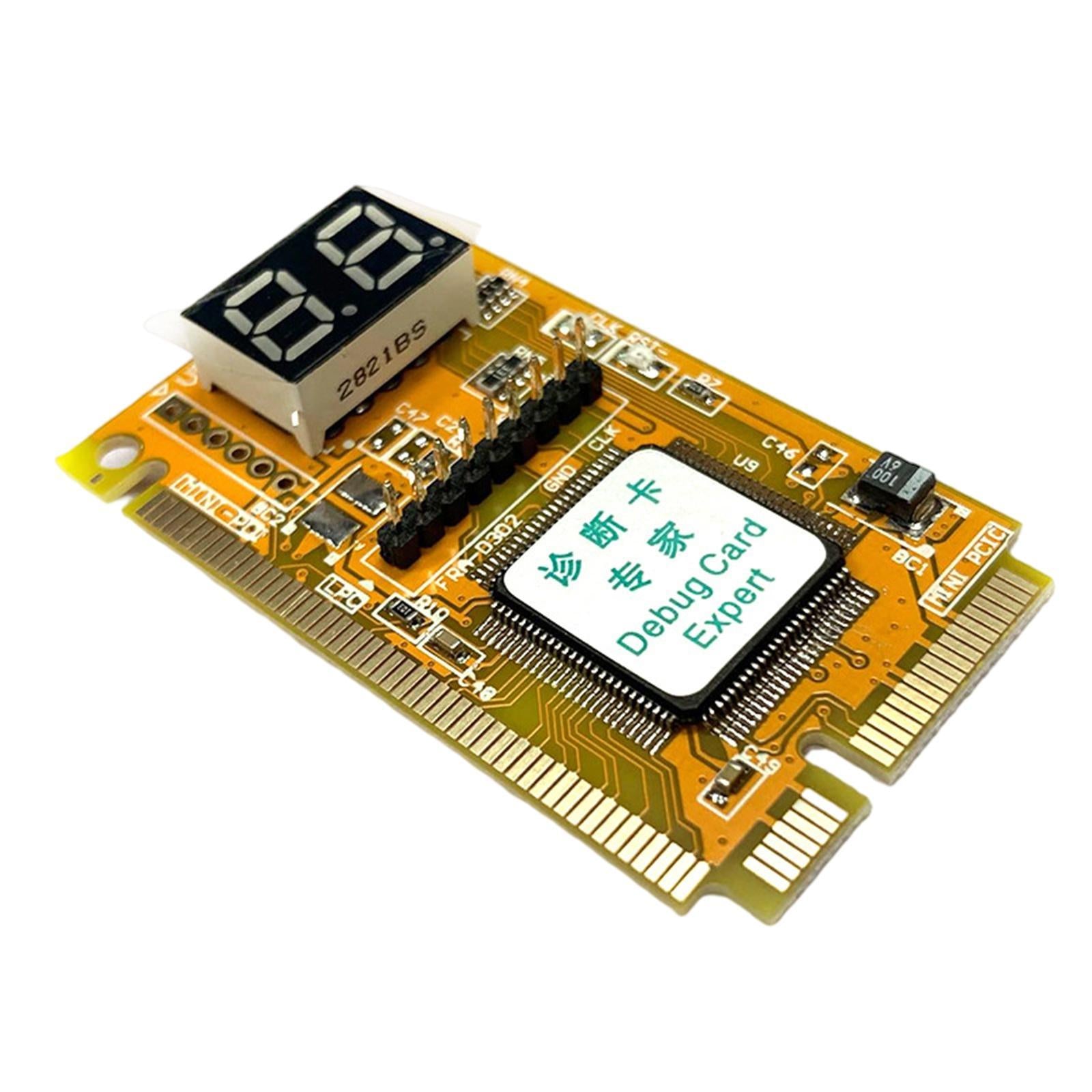 Debug Card 2-Digit PCI Pci-E Lpc Bus Interface Mini USB for Notebook PC