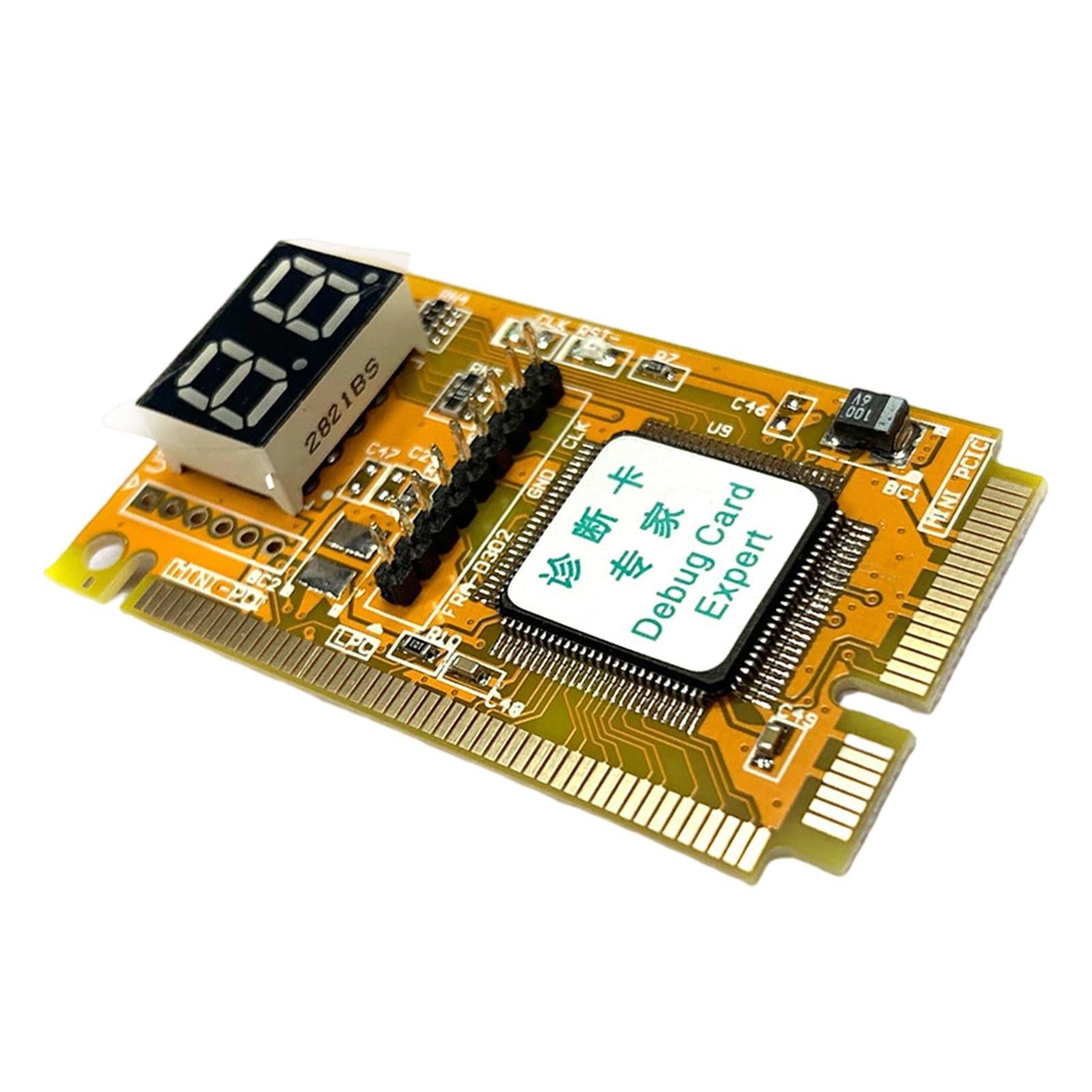 Debug Card 2-Digit PCI Pci-E Lpc Bus Interface Mini USB for Notebook PC