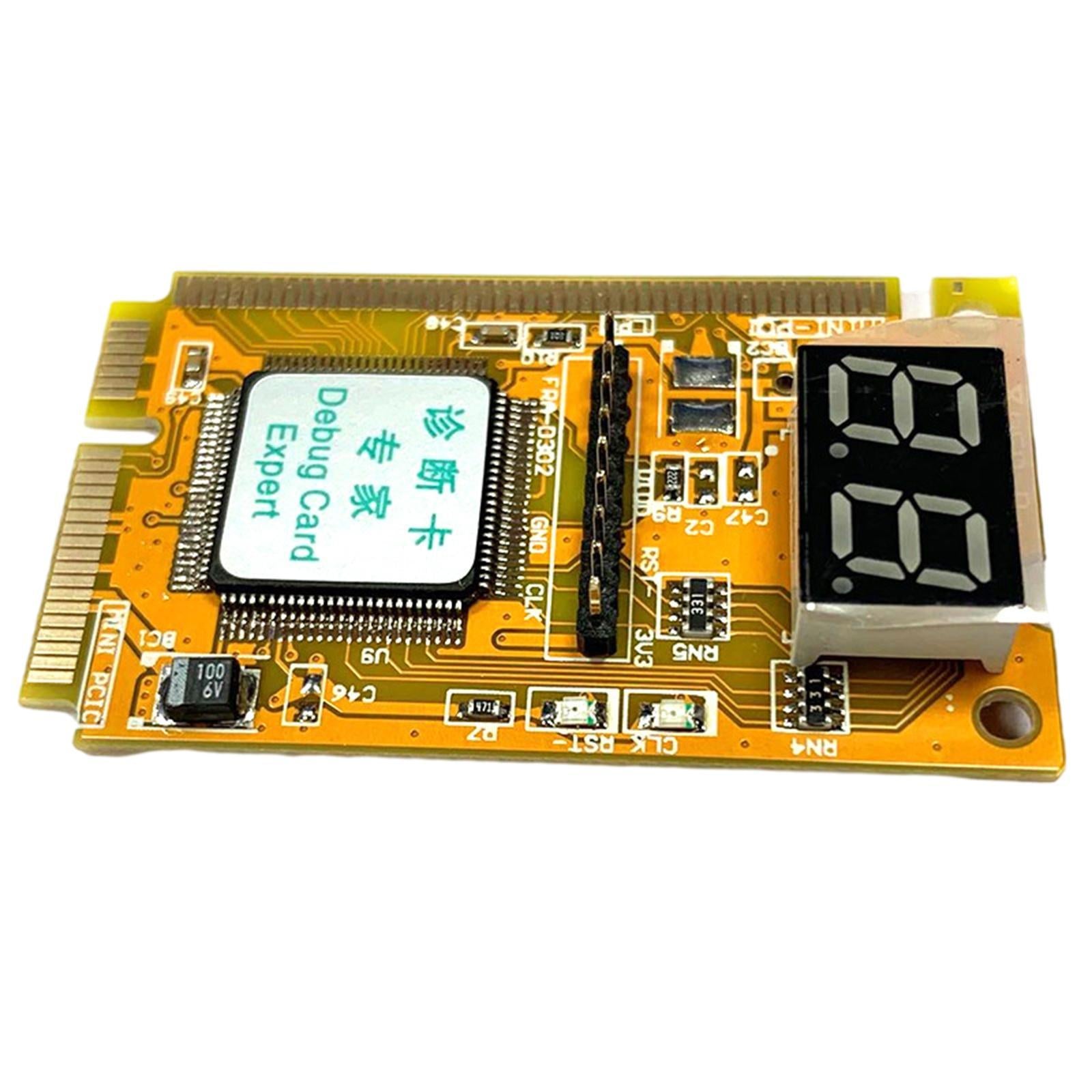 Debug Card 2-Digit PCI Pci-E Lpc Bus Interface Mini USB for Notebook PC