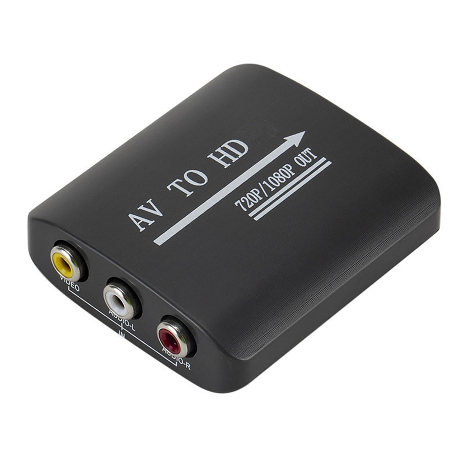 RCA to HDMI Converter Cvbs AV Composite Video Audio Adapter for Vcr Camera