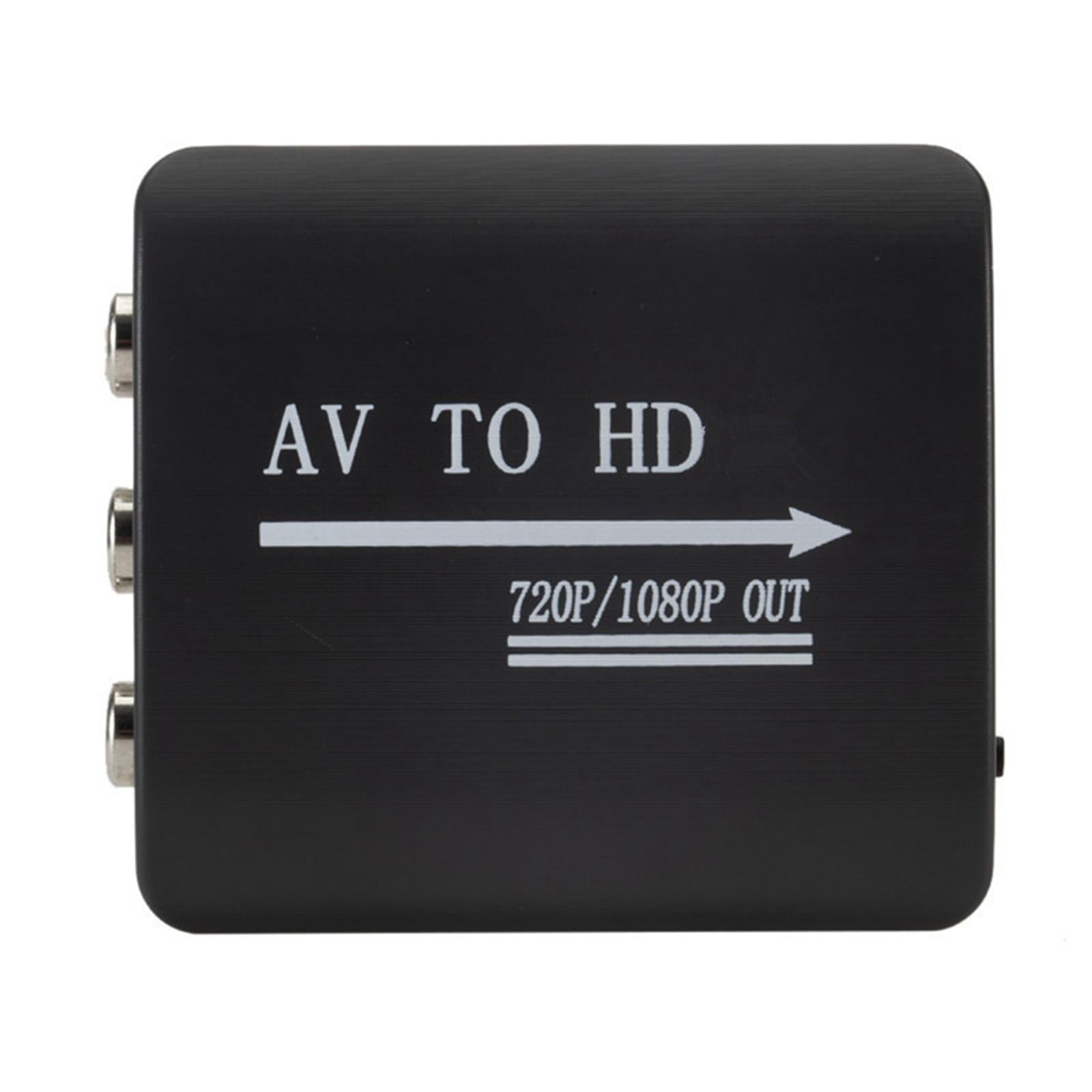 RCA to HDMI Converter Cvbs AV Composite Video Audio Adapter for Vcr Camera