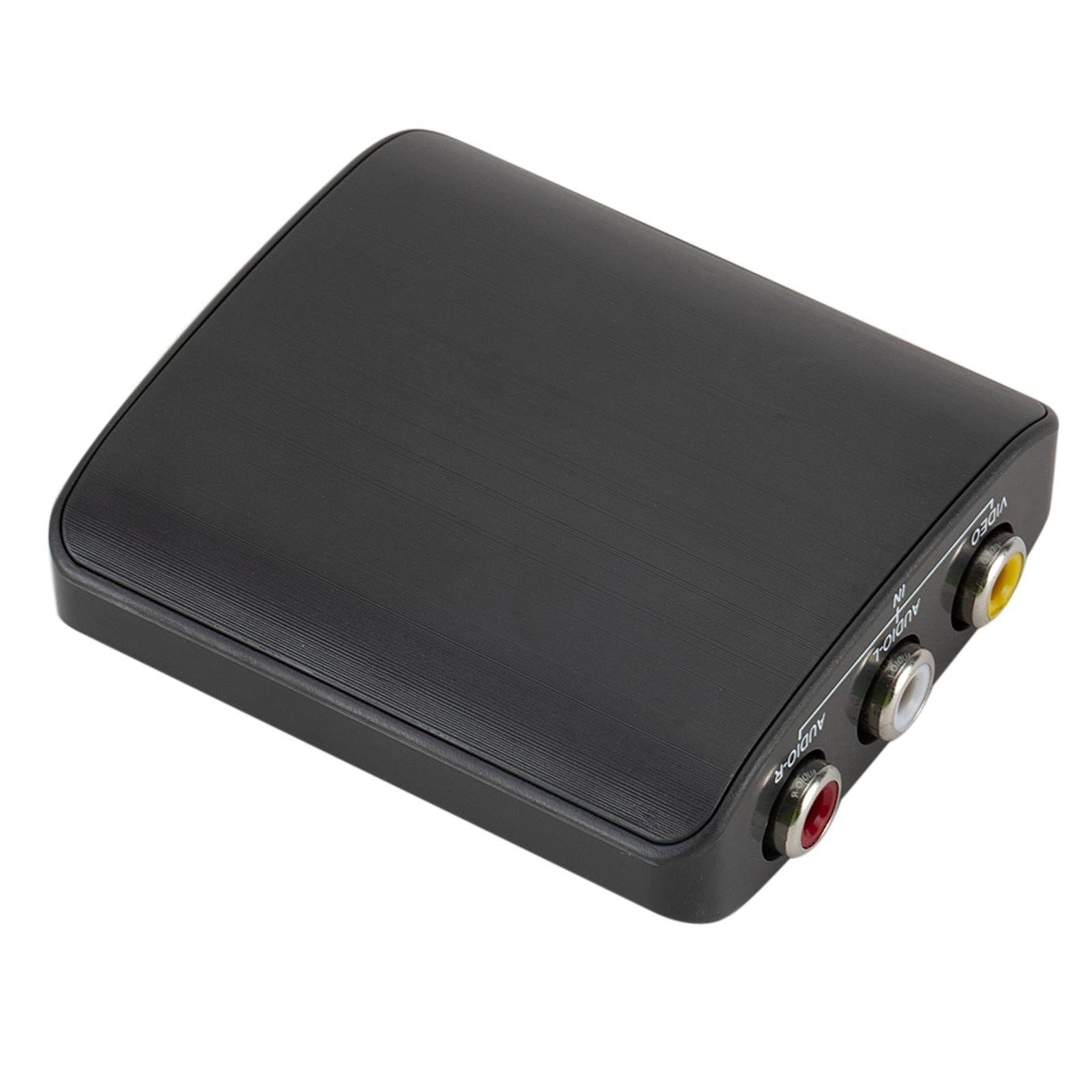 RCA to HDMI Converter Cvbs AV Composite Video Audio Adapter for Vcr Camera