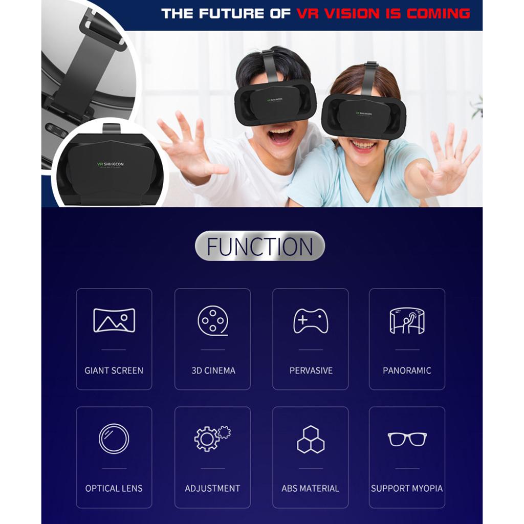 Headset Ergonomic G10 3D VR Glasses for 4.7-7 in Mobile Phones 360 Panorama