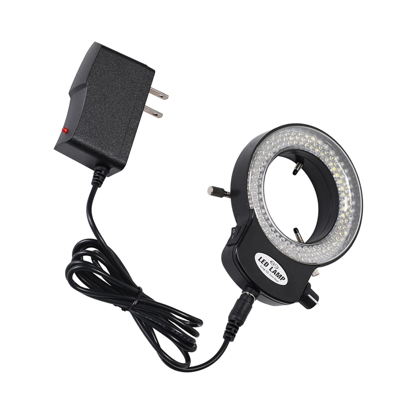 Microscope Adjustable 144 LED Ring Light Illuminator Plug-Us High Brightness