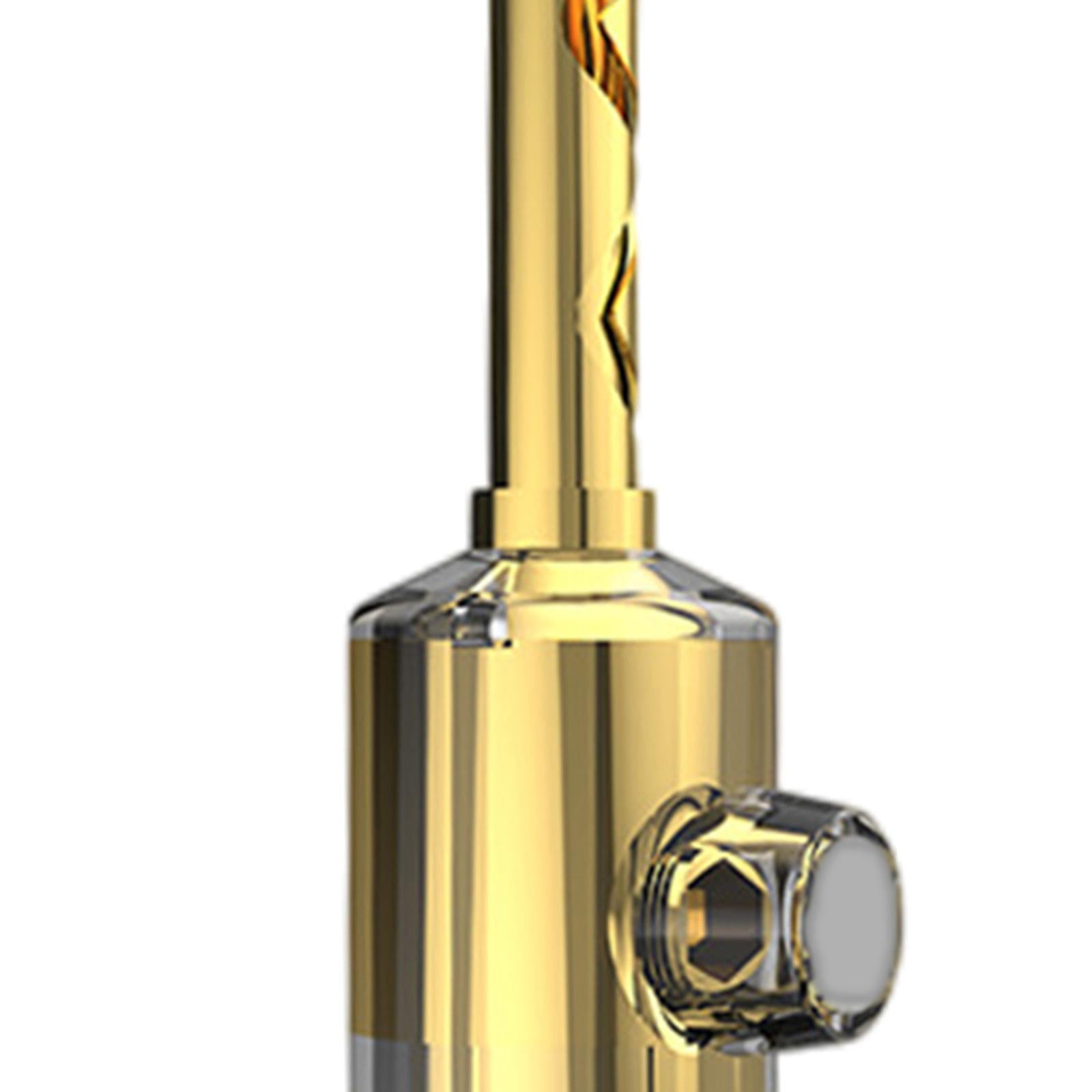 5.7mm Banana Plug Speaker Wires Screw Lock Copper Terminal Connectors B511G Gold Plated