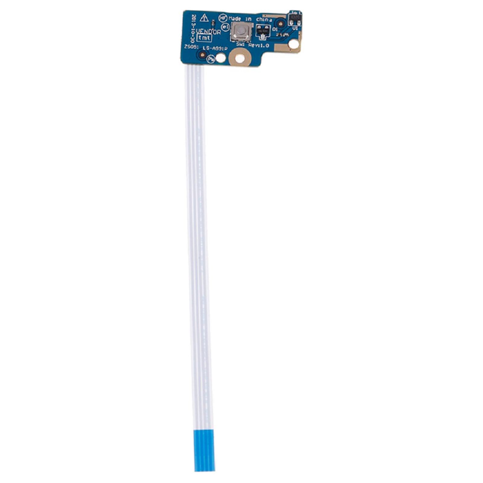 Power Switch Button Board with Cable High Performance for HP Ls-A991P Laptop