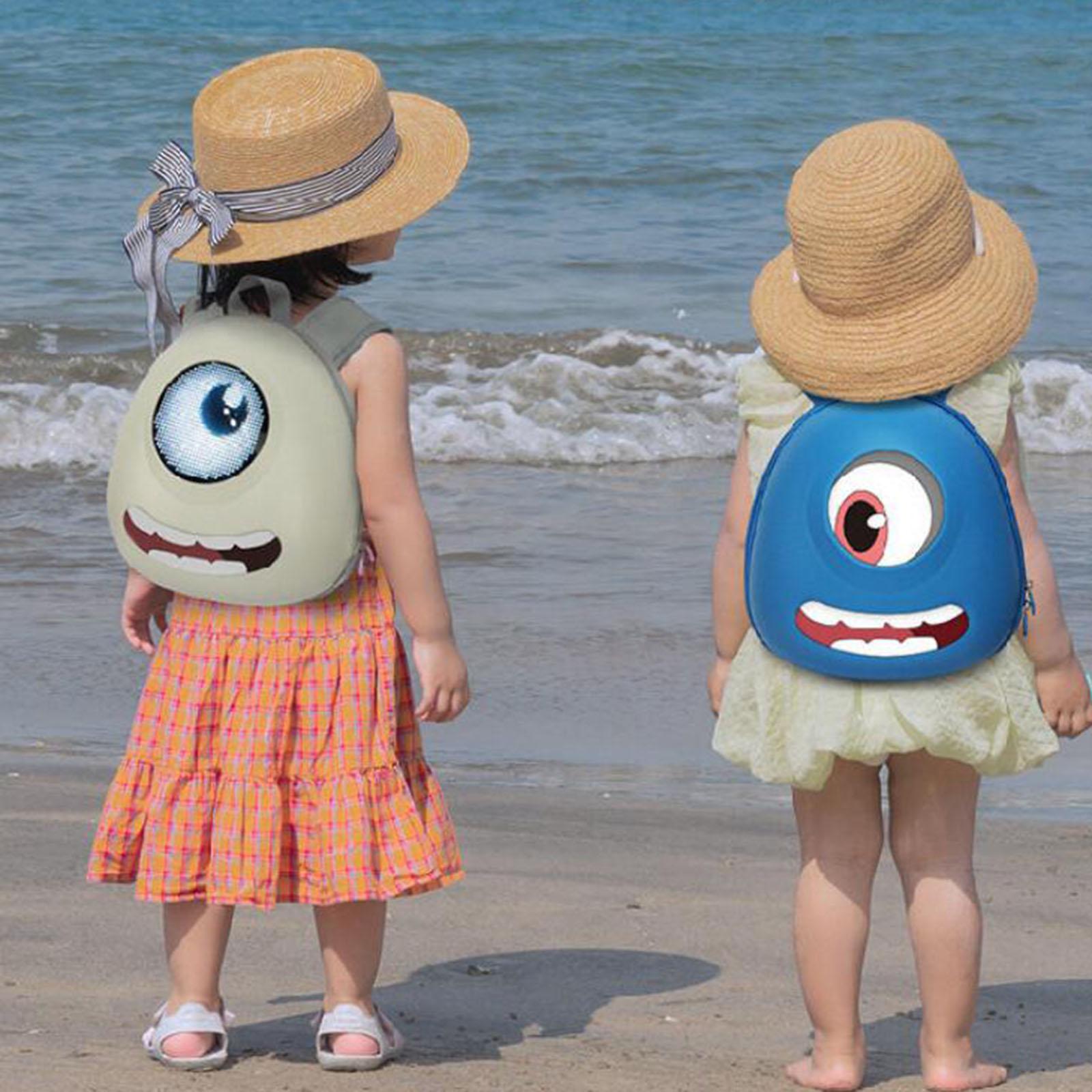 Backpack Multifunctional Bright Colors Lightweight for Children Teens Kids White