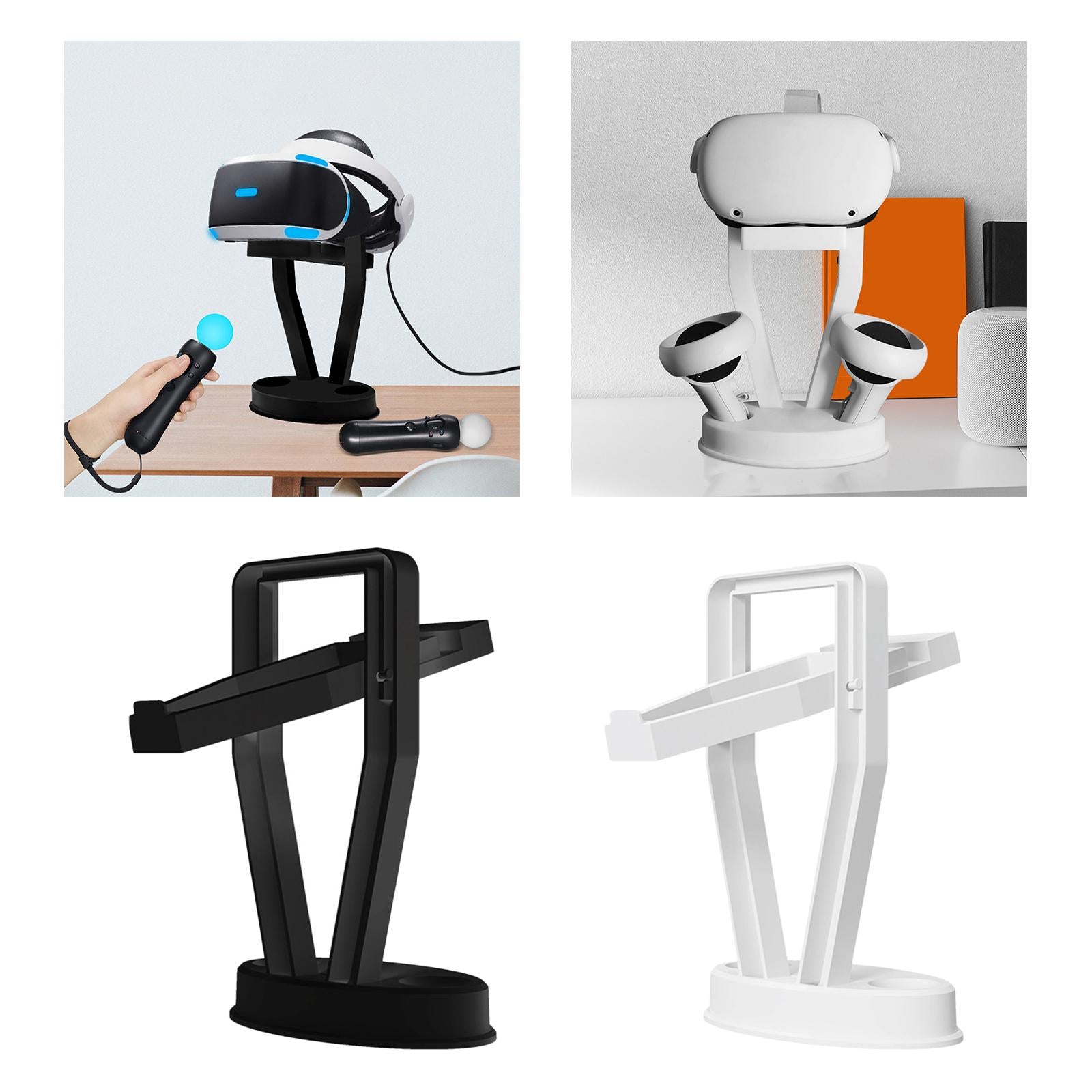 VR Headset Hanging Holder Bracket for Oculuss Quest 2/PS VR Headset White