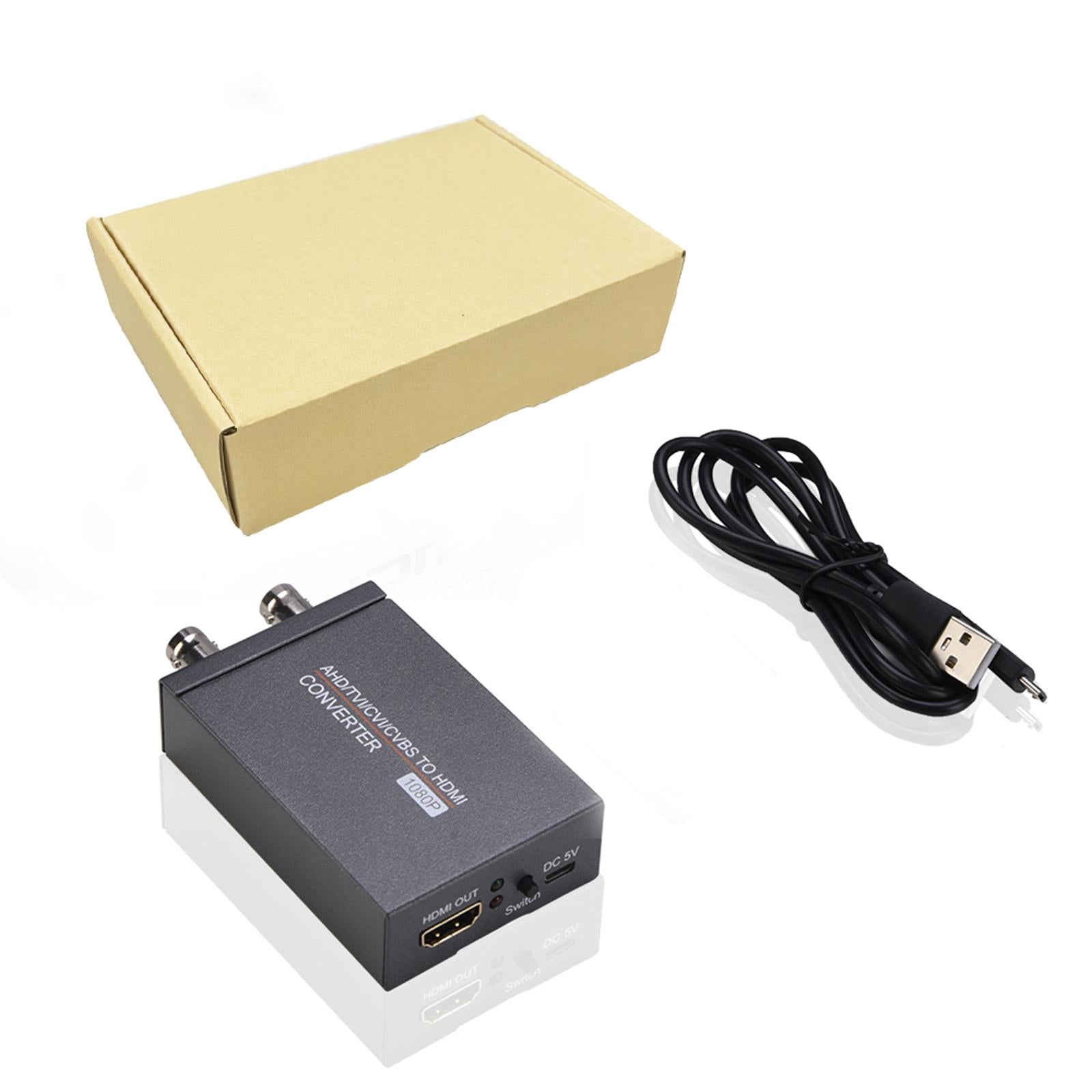 Professional Tvi/Cvi/AHD to HDMI Converter Full HD 4K for Monitor HDTV Dvrs/