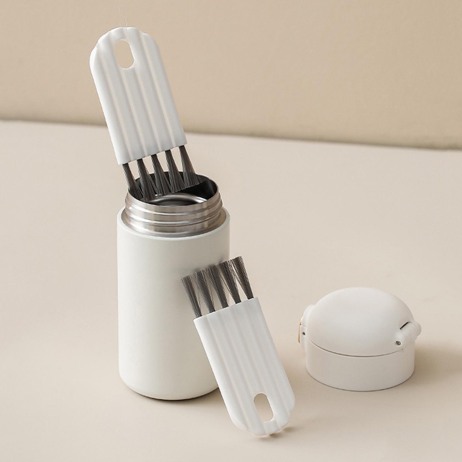 Bottle Cover Brushes Free Bending Scrubber for Scrubbing Narrow Gap Cup Lids