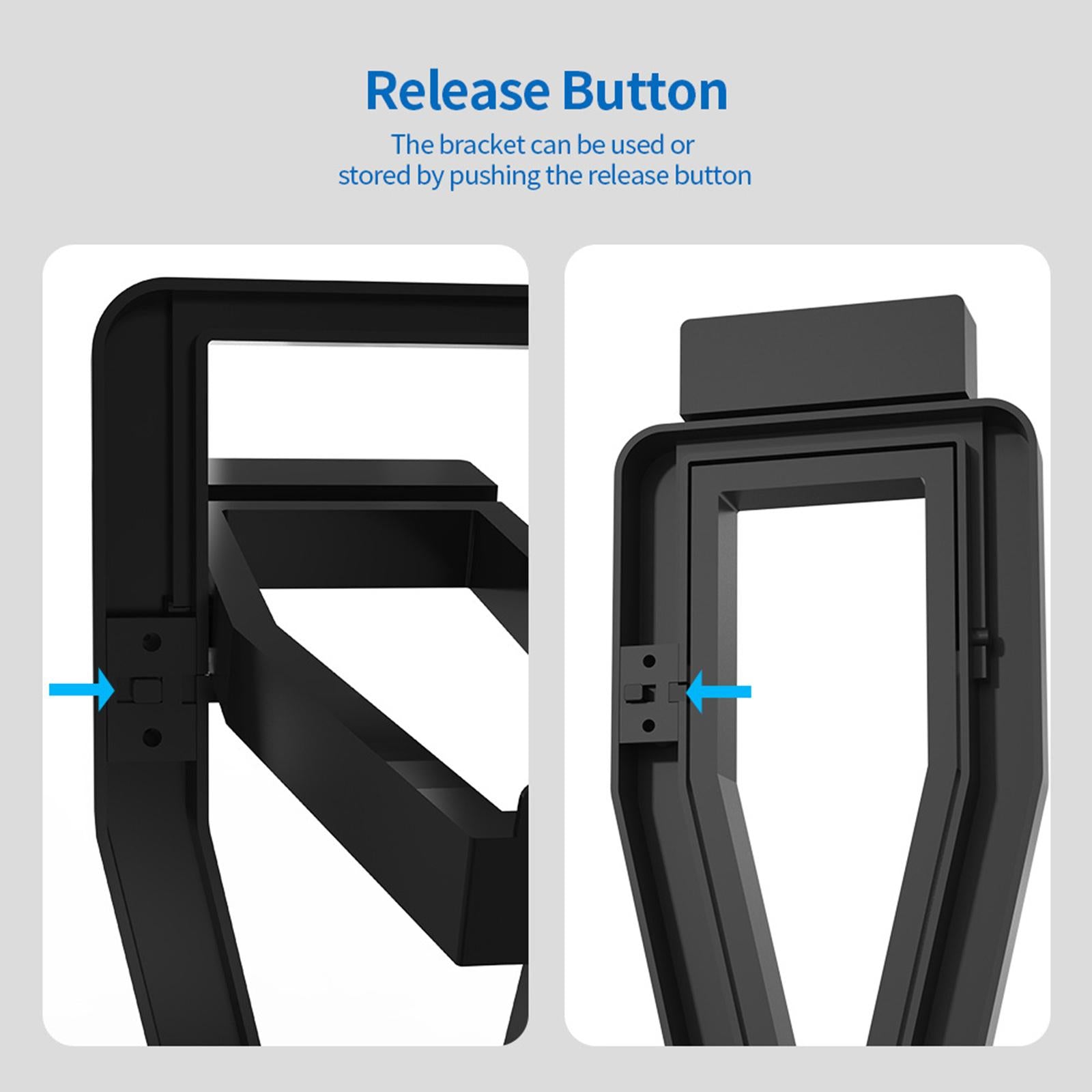VR Headset Display Stand Accessories Stable for Quest 2/PS VR Headset Black