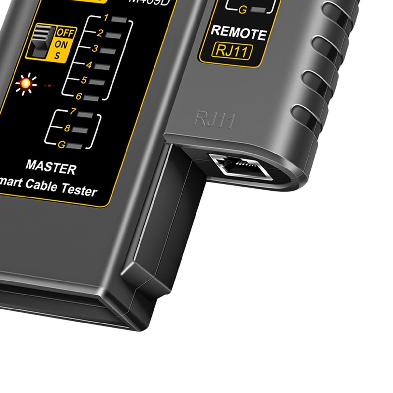 Network Cable Tester Networking Tool RJ 45 & RJ11 for Optical Cat Switch