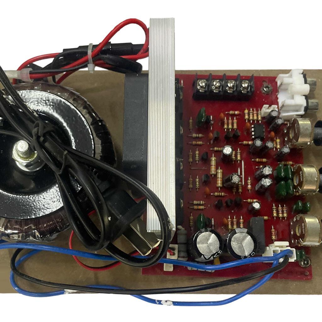 DIY 220V/200W Audio Power Amplifier Bluetooth HIFI Speaker USB for FM Home