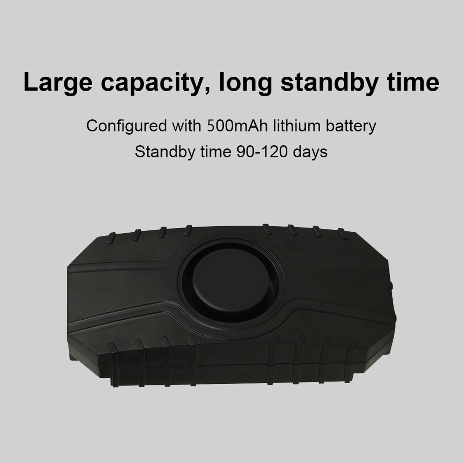 Bike Alarm Loud 113dB Wireless Vibration IP55 Waterproof with 1x remote