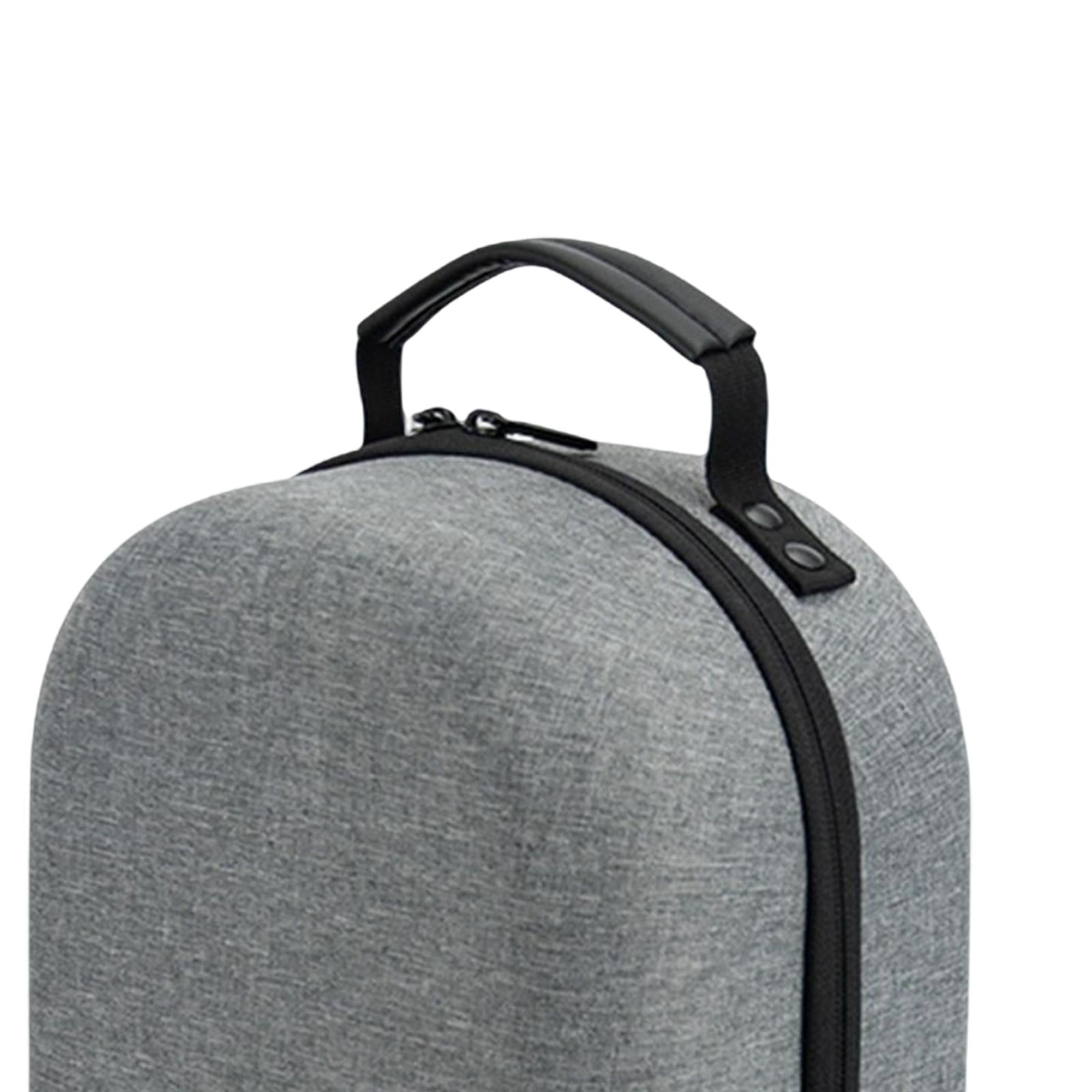 For Quest 2 VR Headset Elite Strap Storage Bag with Battery Carrying Case Grey
