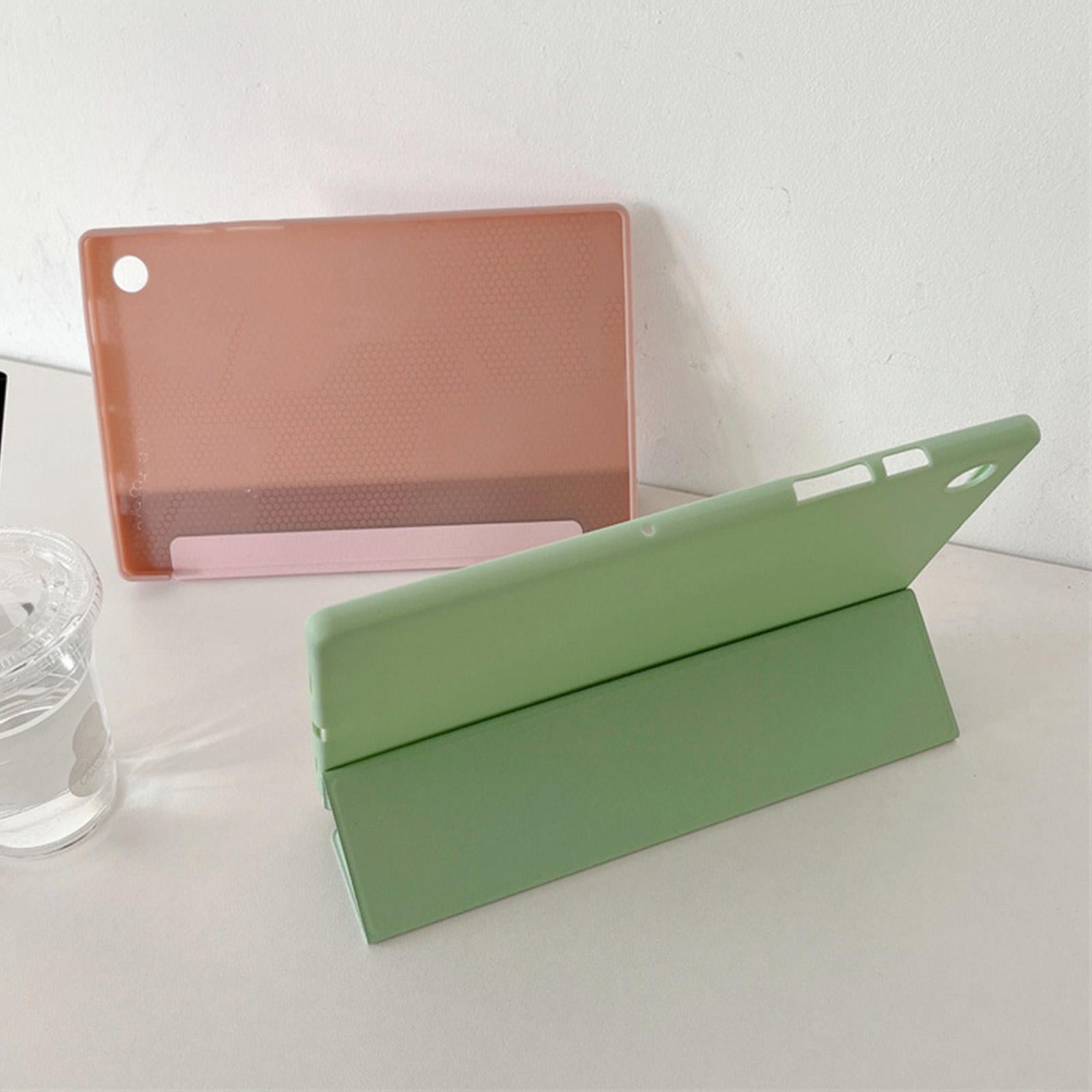 Ultrathin Lightweight Tablet Case Hard Back Shell for Samsung Galaxy Tab A8 Light Green