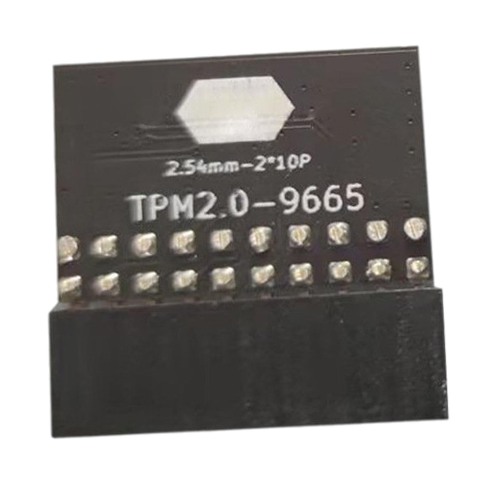 20 Pin Protection Module Metal for Tpm-L R2.0 for Gigabyte Gc-Tpm2.0 Black