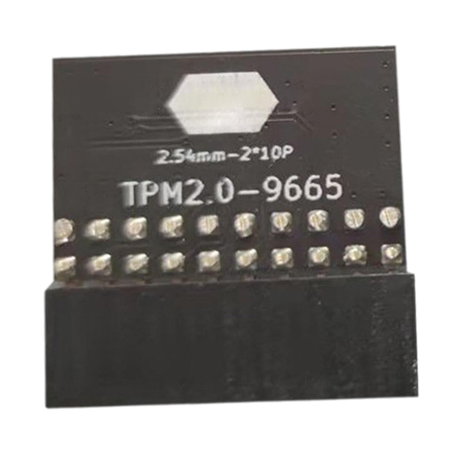 20 Pin Protection Module Metal for Tpm-L R2.0 for Gigabyte Gc-Tpm2.0 Black