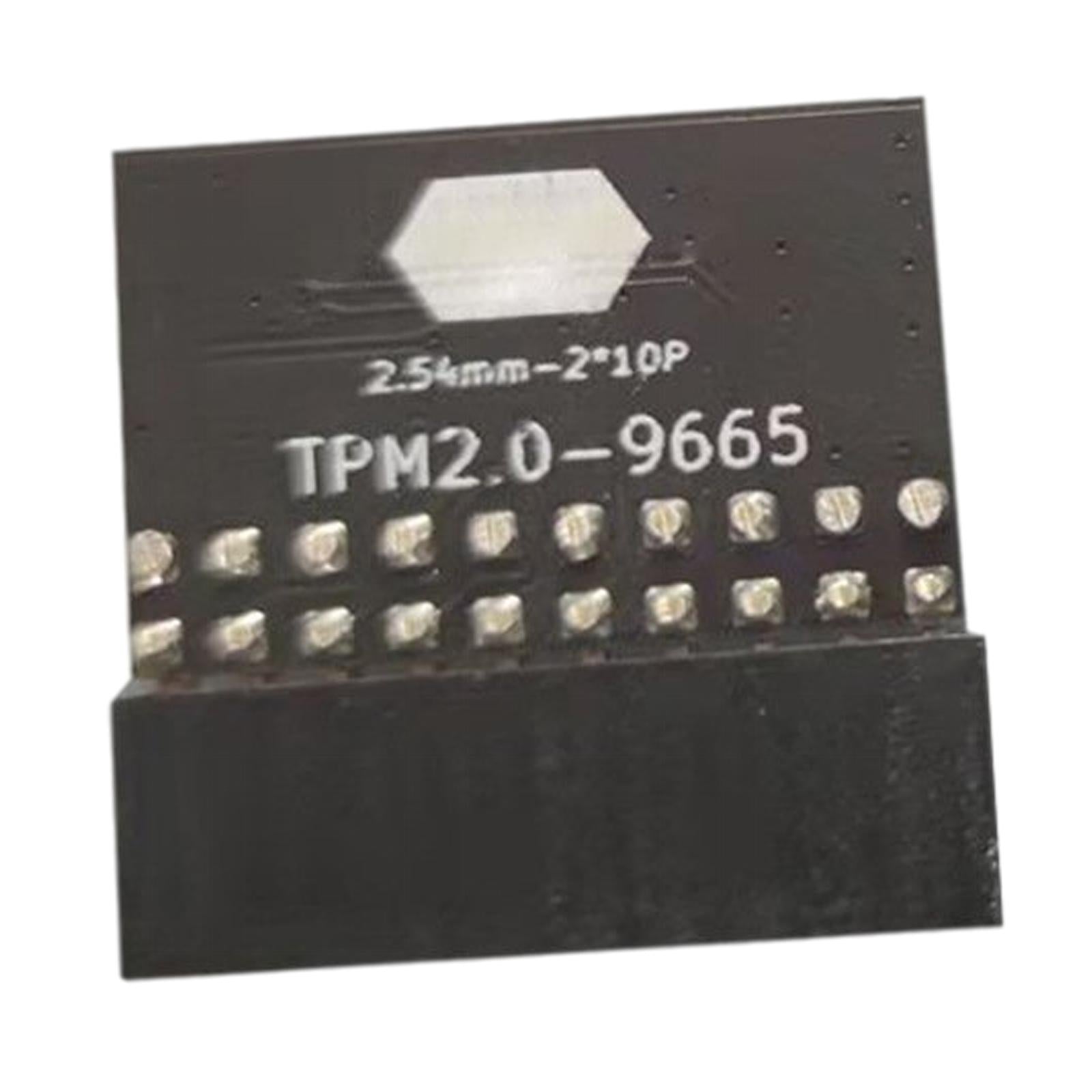 20 Pin Protection Module Metal for Tpm-L R2.0 for Gigabyte Gc-Tpm2.0 Black