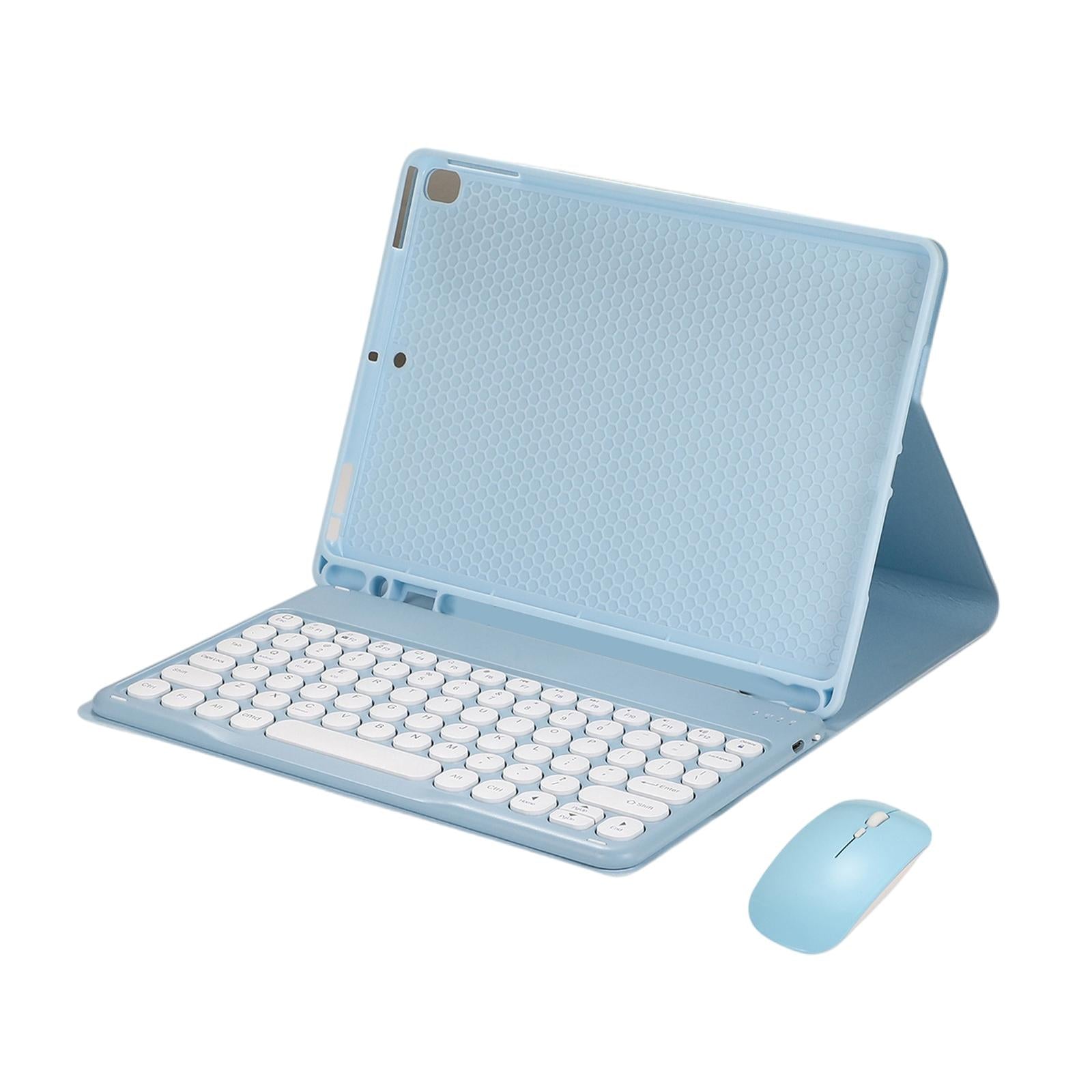 Case Wireless Keyboard Mouse for Galaxy Tab S6 Lite 10.4 Non Slip Blue