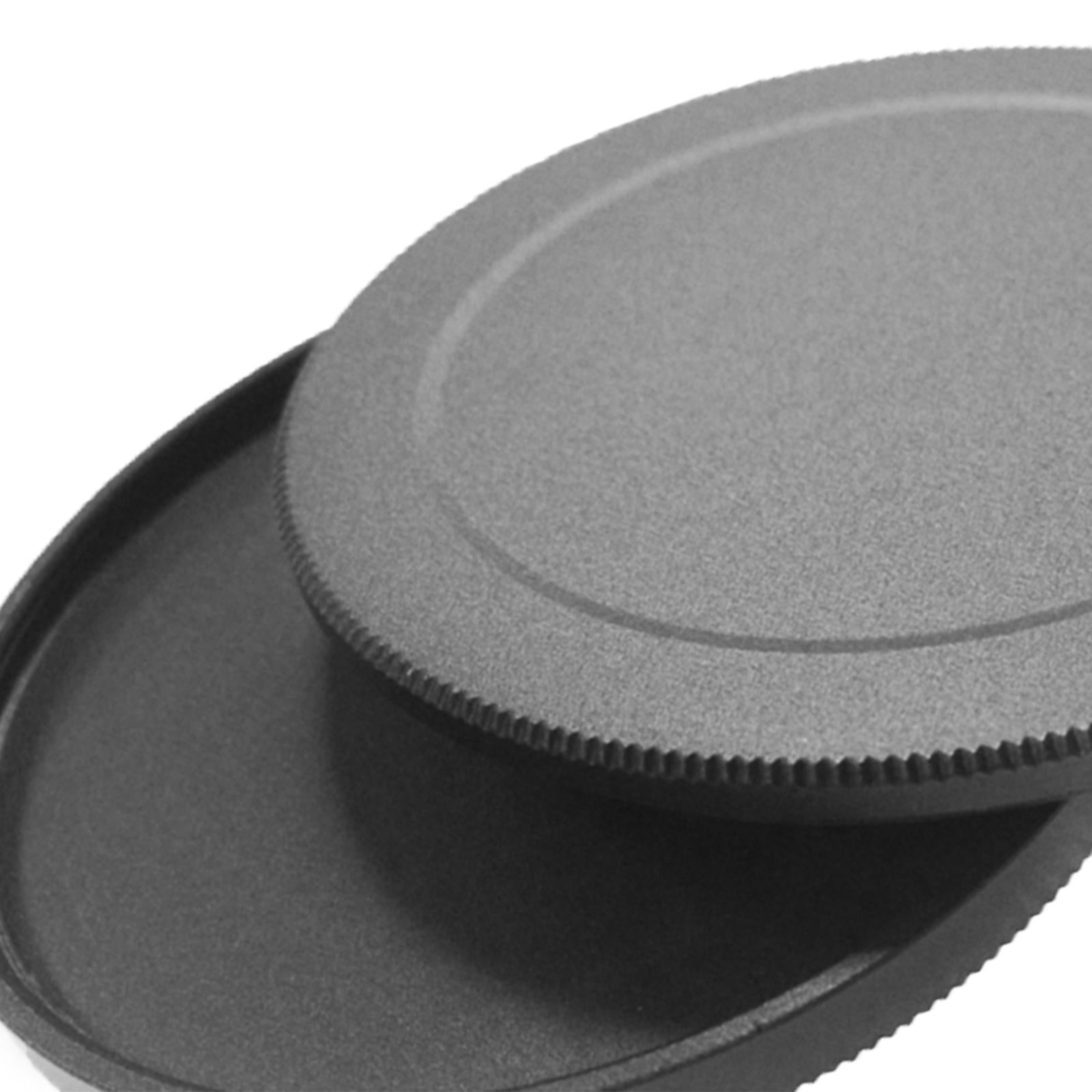 2x Metal Round Screw in Lens Filter Stack Caps Metal Protector Case 55mm