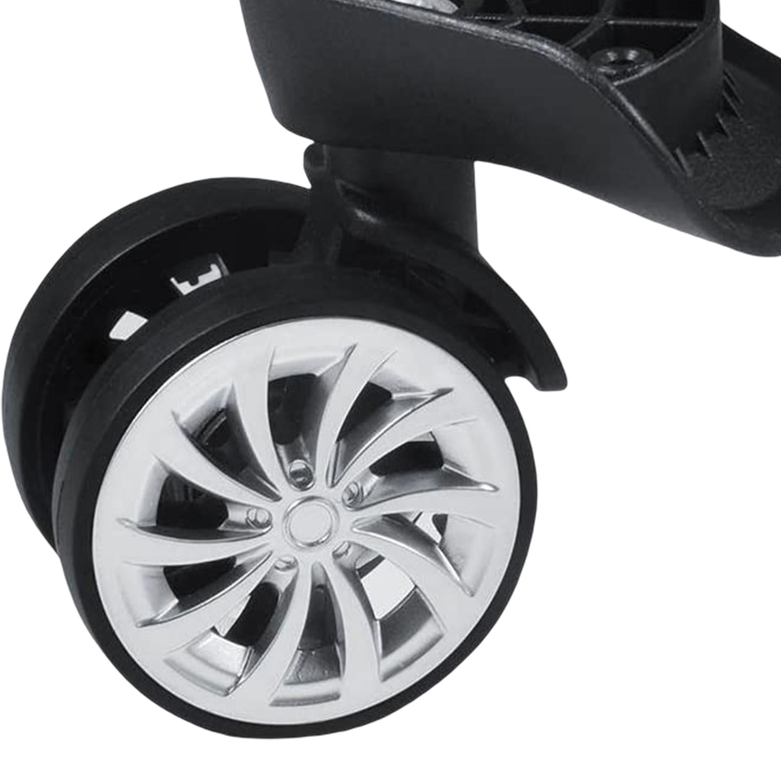 2x Luggage Suitcase Wheel Replacement Universal for Suitcase Repair Travel
