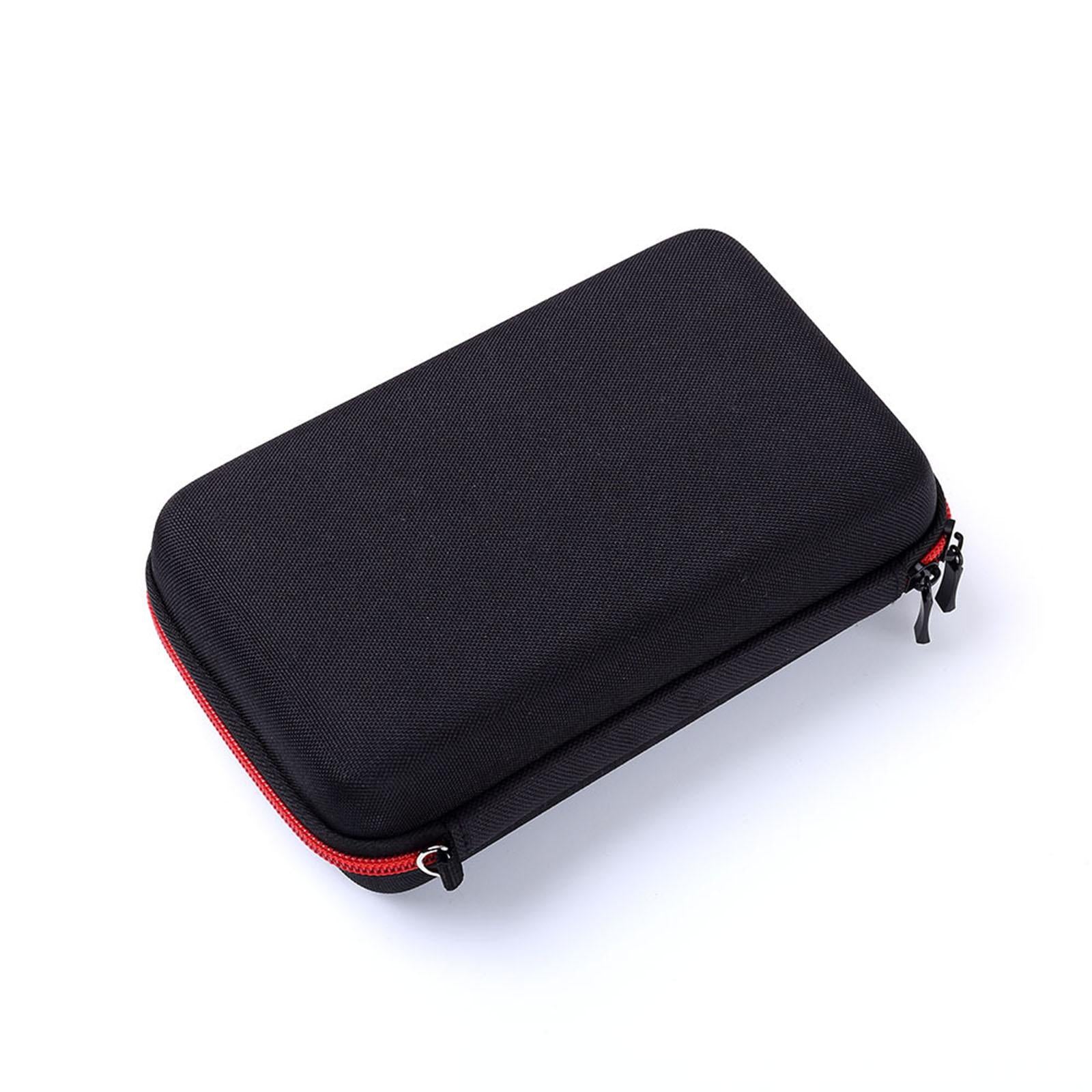 Shaver Storage Box with Soft Lining for Philips Norelco QP2520/72 Red Zipper
