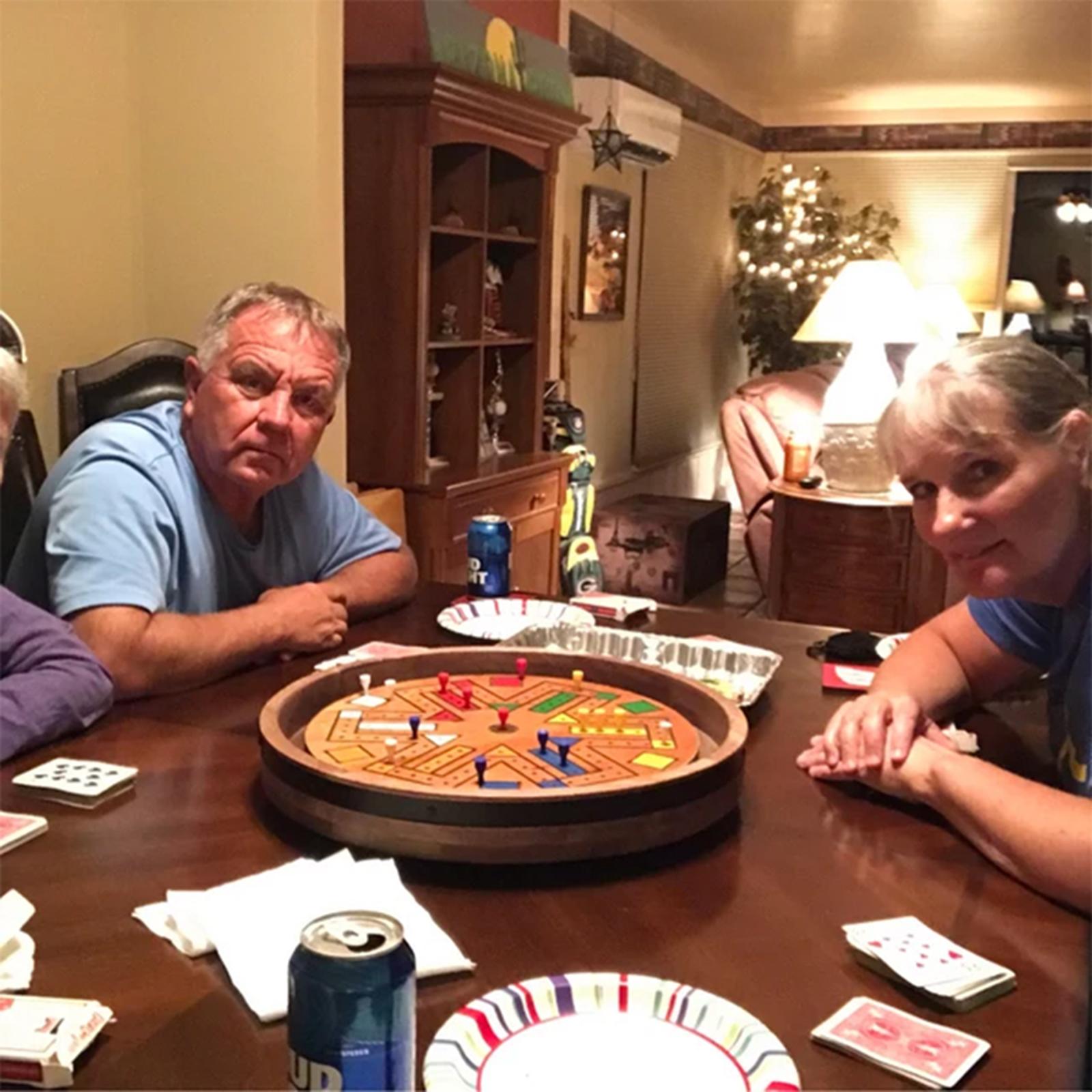 Wooden Ludo Board Game Family Dice Games Set for Kids Adults Multiplayer