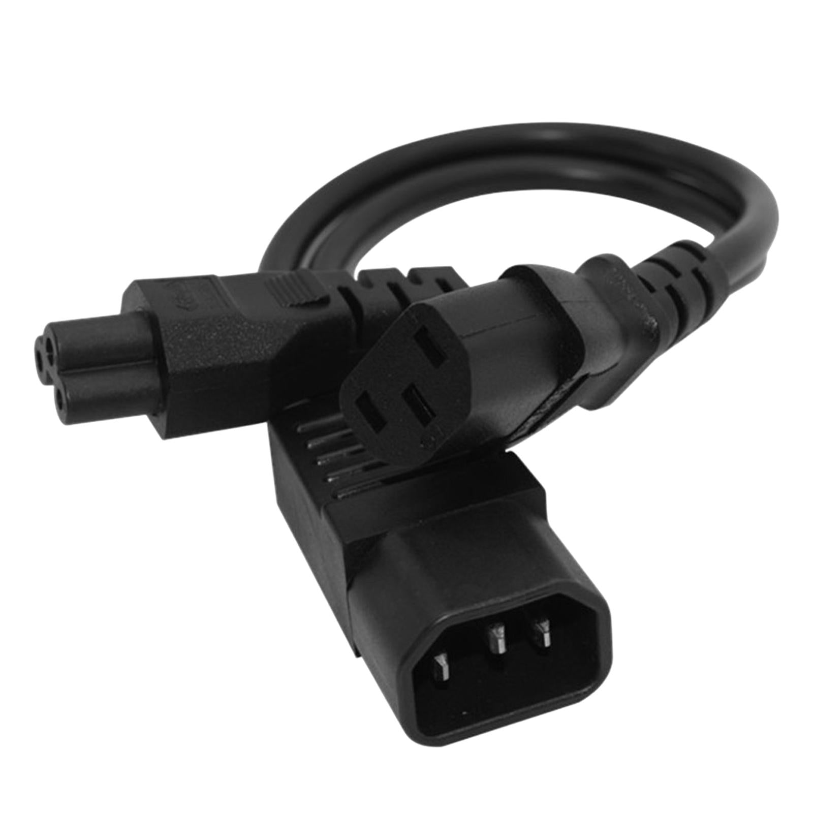 IEC320 C14 to IEC320 C13+C5 Y Splitter Power Ups Server Kit Splitter for PC