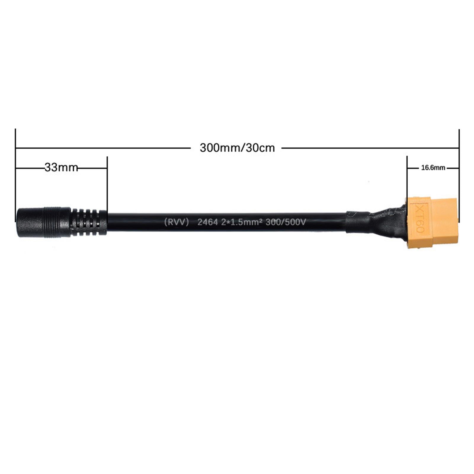 XT60 to DC5525 Power Cable for Soldering Iron Professional Replacement