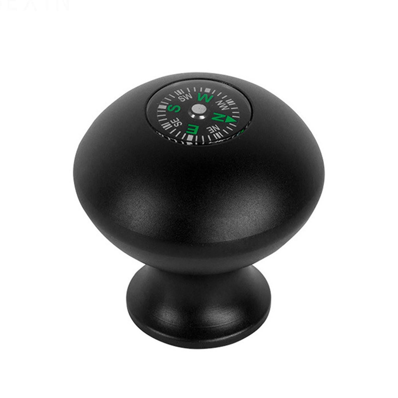 Monopod Walking Stick Knob with Compass 1/4 to 3/8 Hole for Walking Climbing