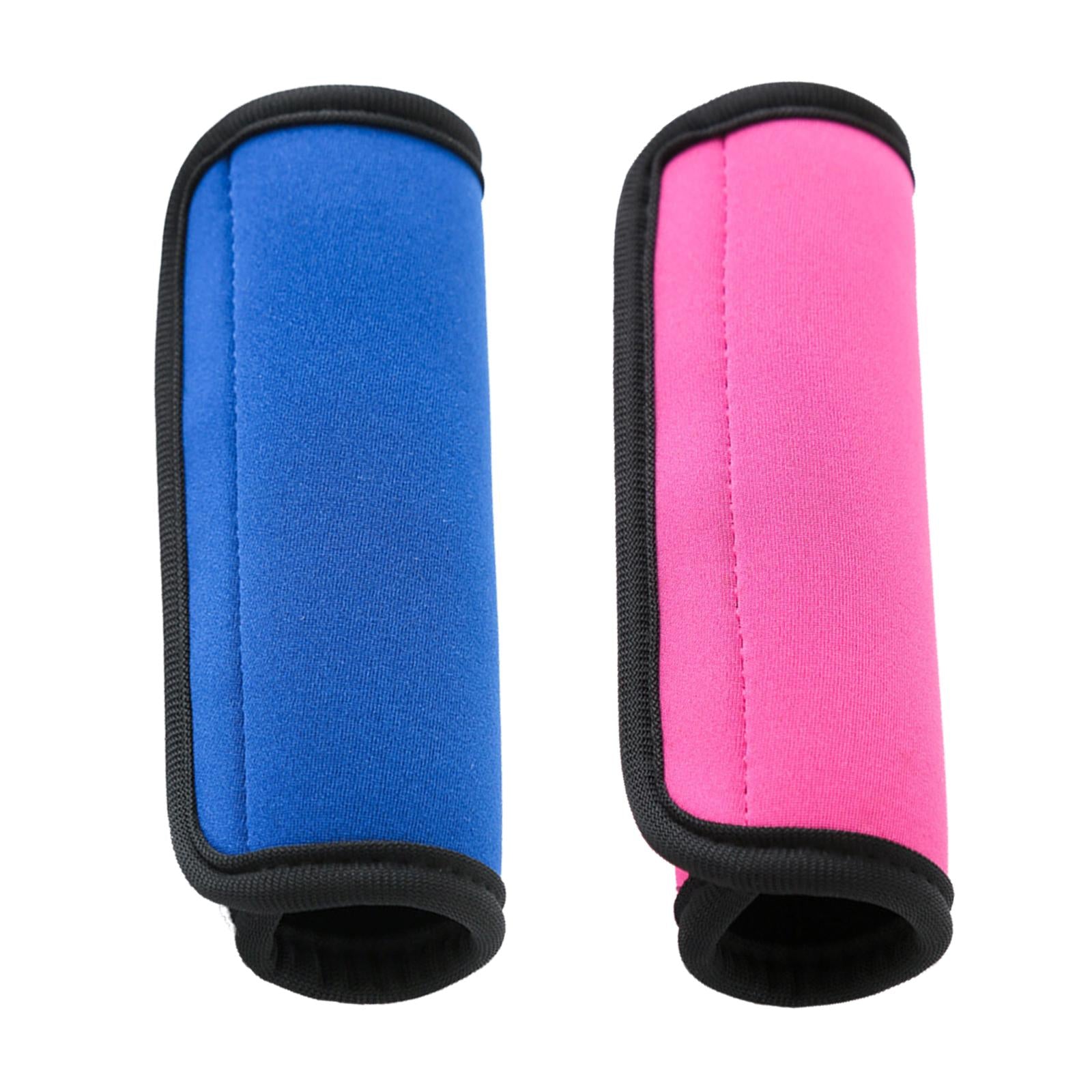 Universal Neoprene Handle Wraps Grip Travel Bag Suitcase Handle Cover Pink