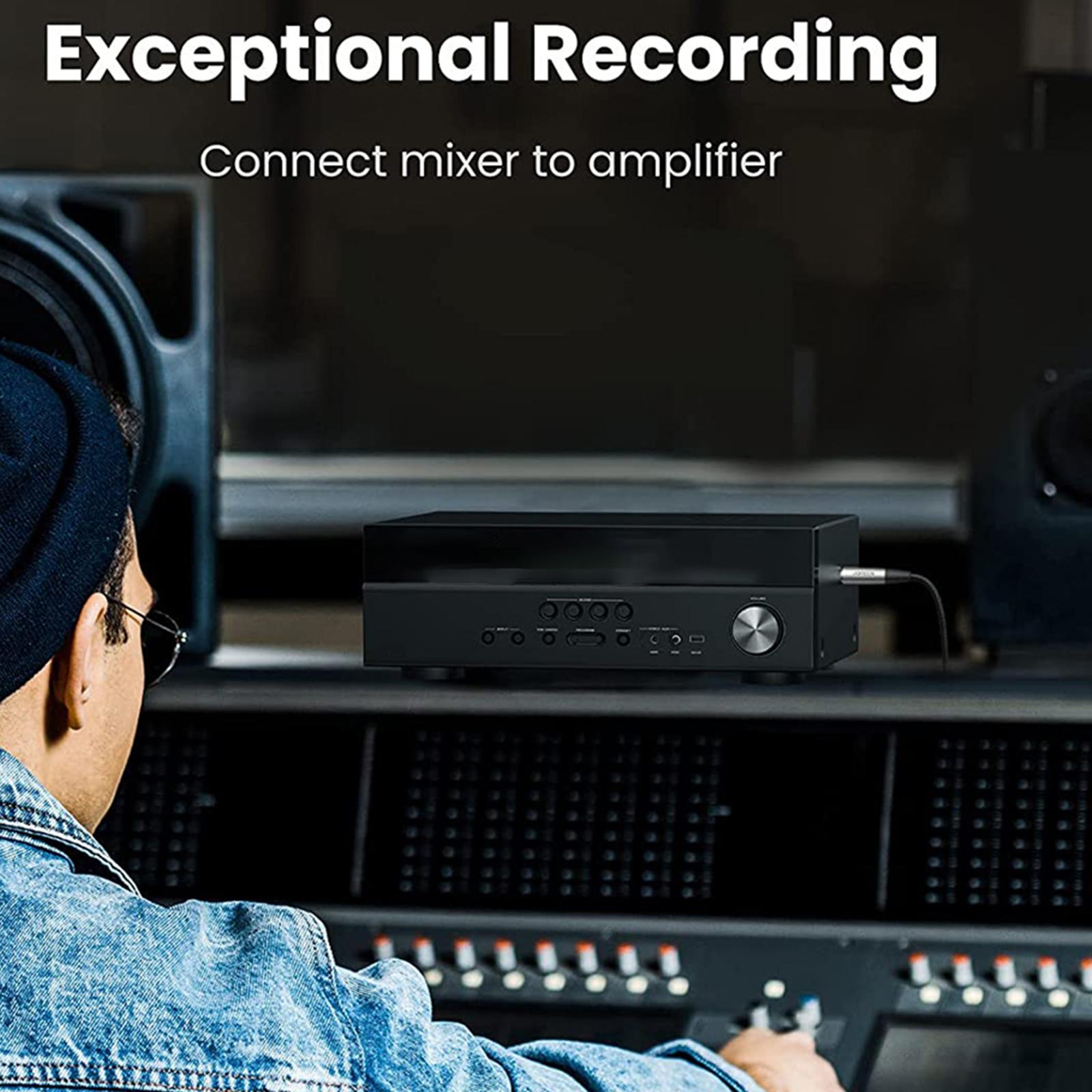 XLR Microphone Cable XLR Wire for Microphone Amplifier Studio Recording 0.5m