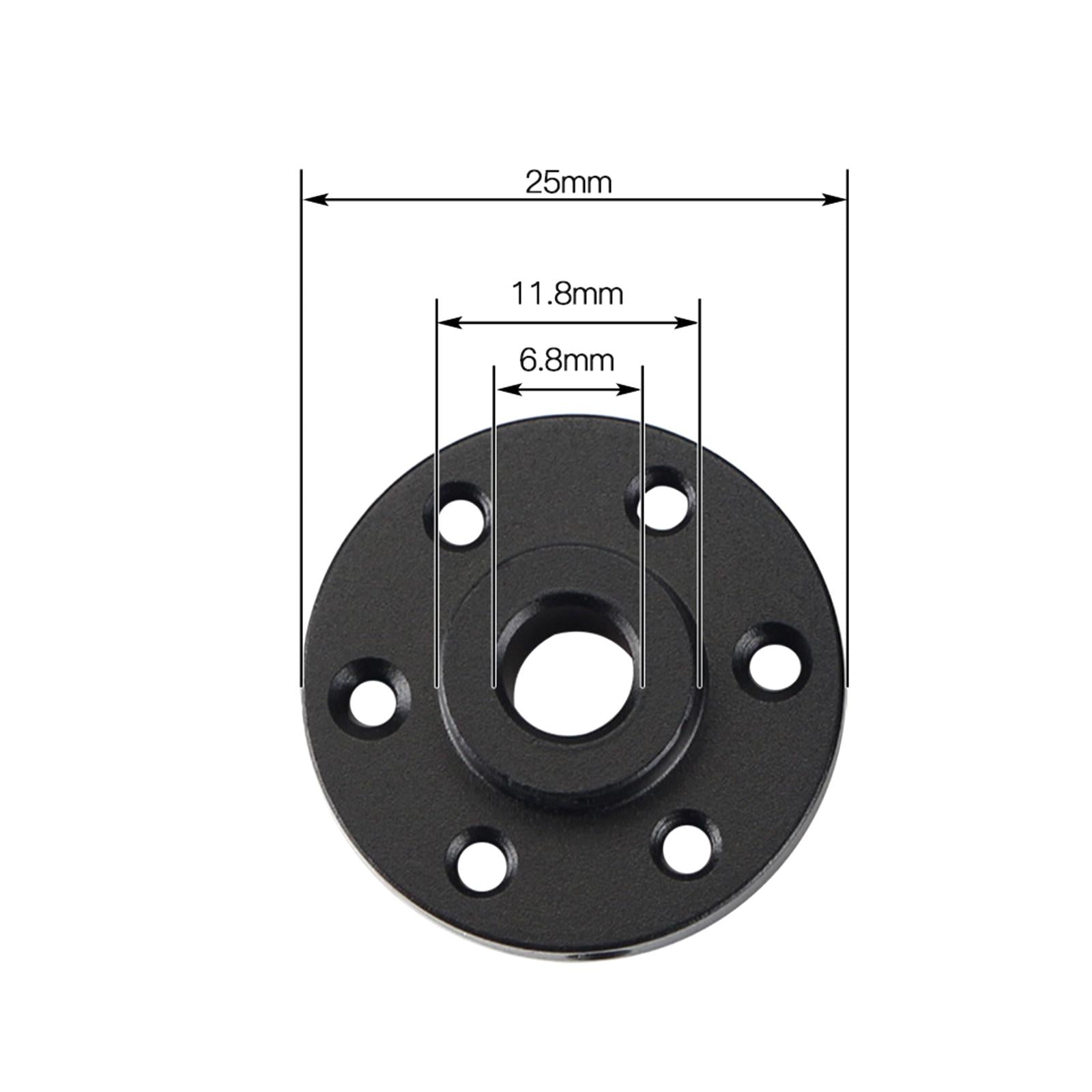 2Pcs Rigid Flange Shaft Coupling 6mm High Hardness for DIY Handmade Model