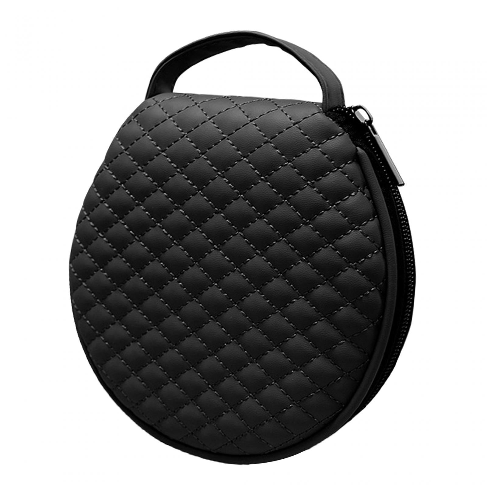 Portable CD Wallet Case Organizer PU 20 Capacity Prevent Scratch Black