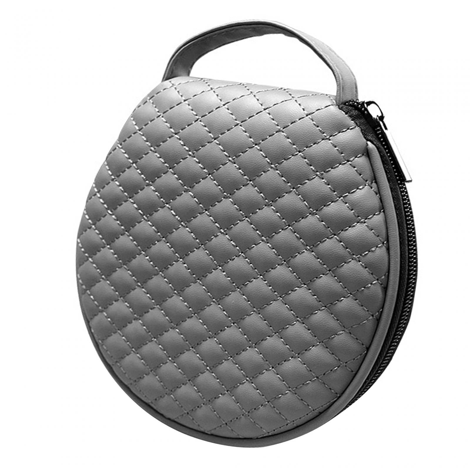 Portable CD Wallet Case Organizer PU 20 Capacity Prevent Scratch Grey