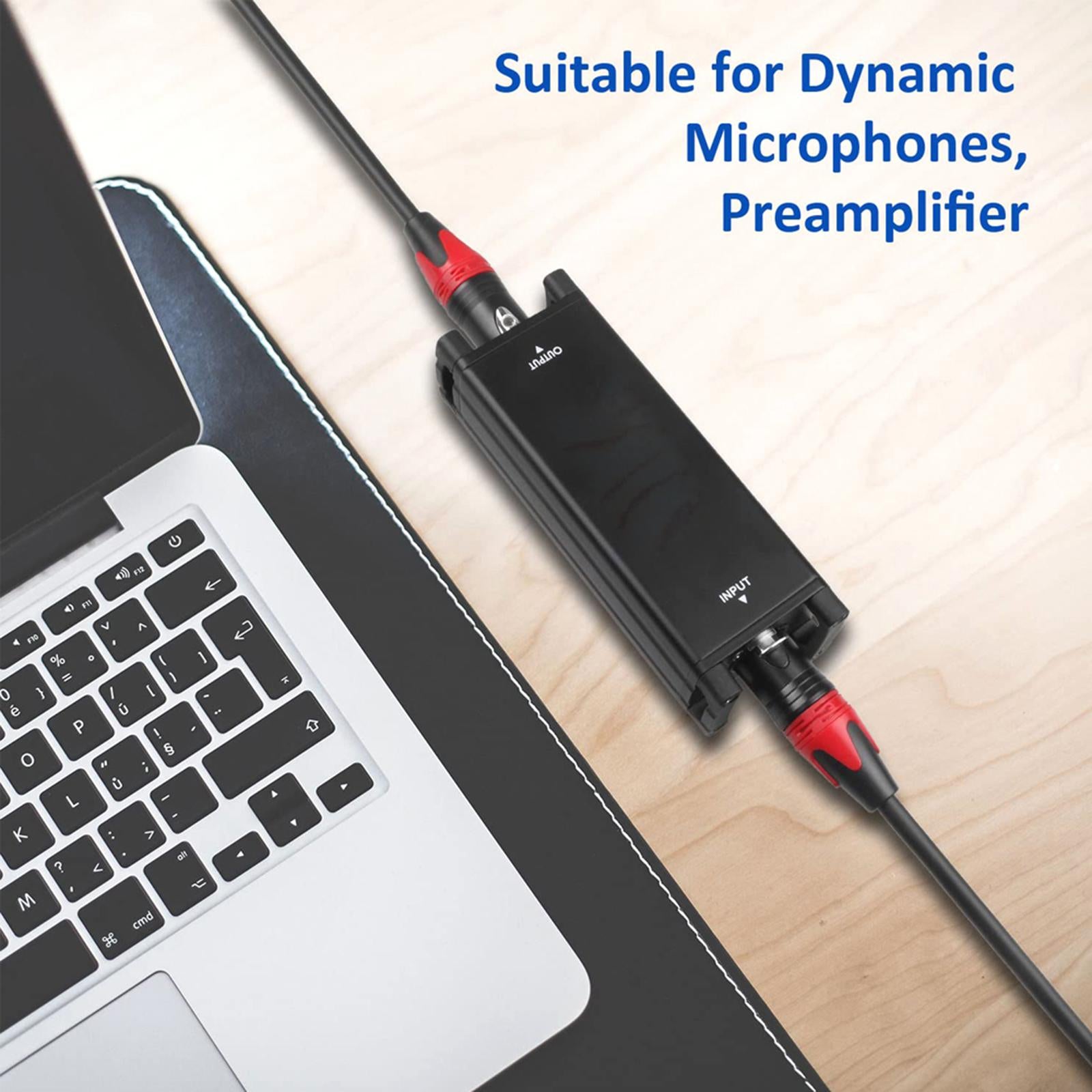 XLR Microphone Cable Audio Cable XLR Cable for PA Systems Mixers Speakers 1m