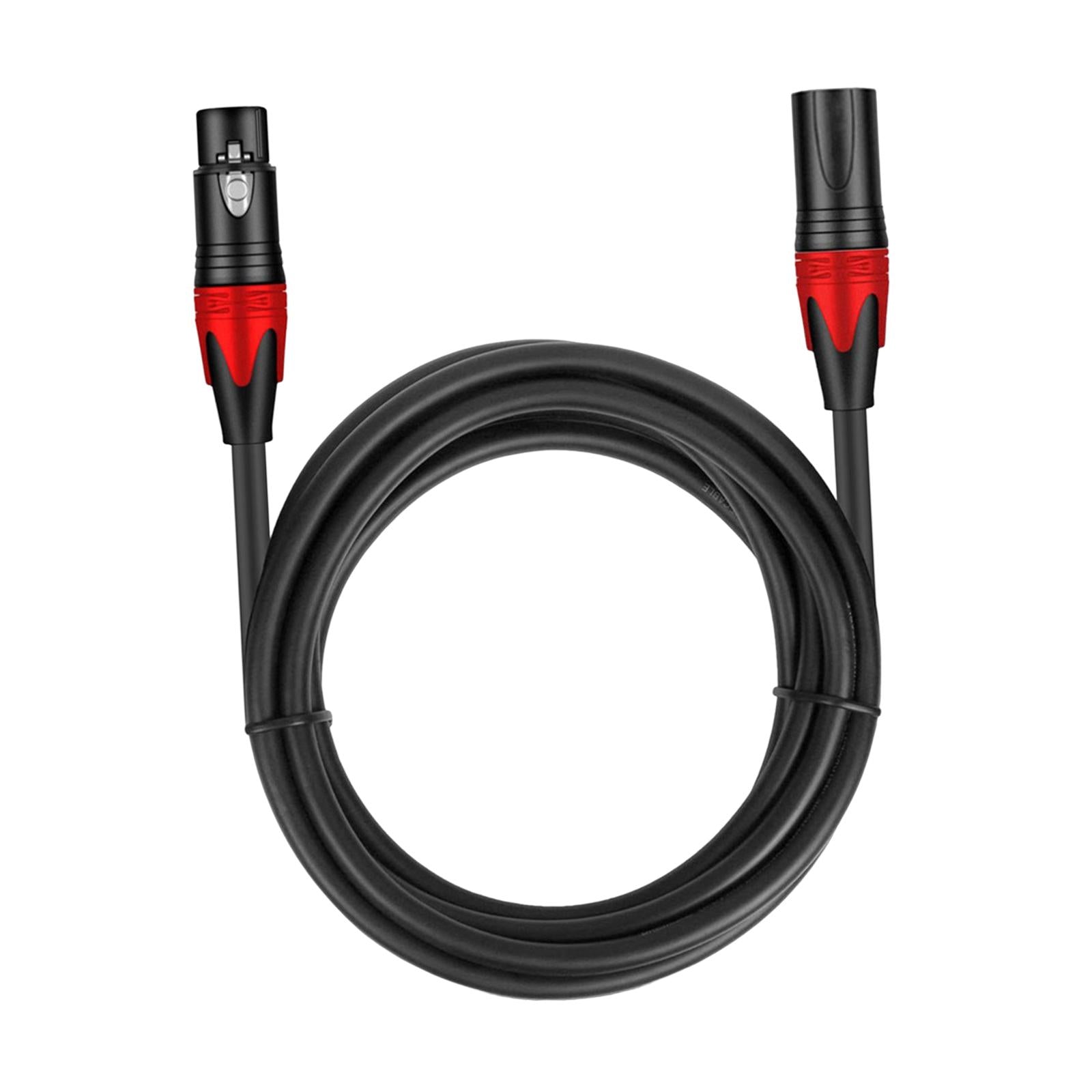 XLR Microphone Cable Audio Cable XLR Cable for PA Systems Mixers Speakers 1m