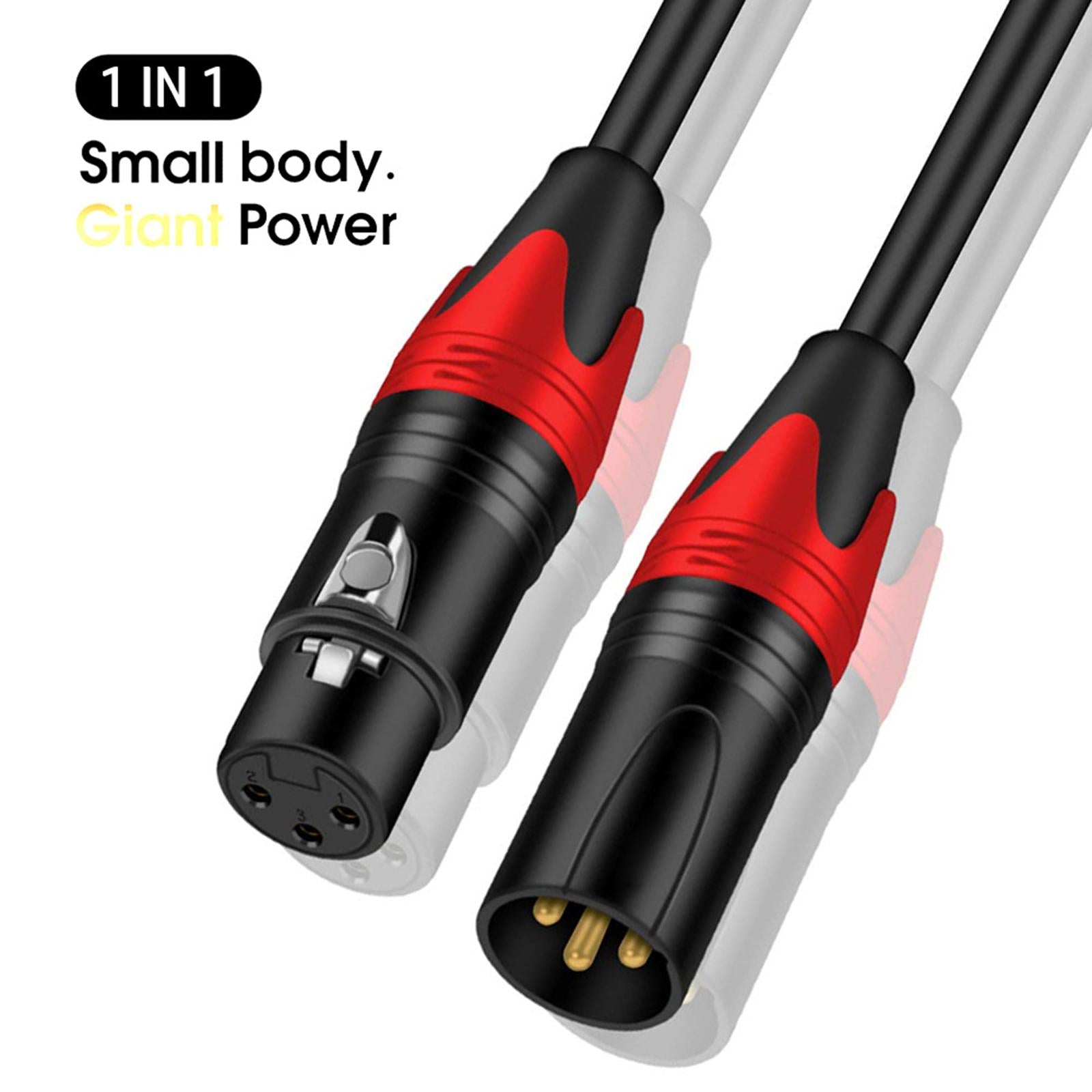 XLR Microphone Cable Audio Cable XLR Cable for PA Systems Mixers Speakers 1m