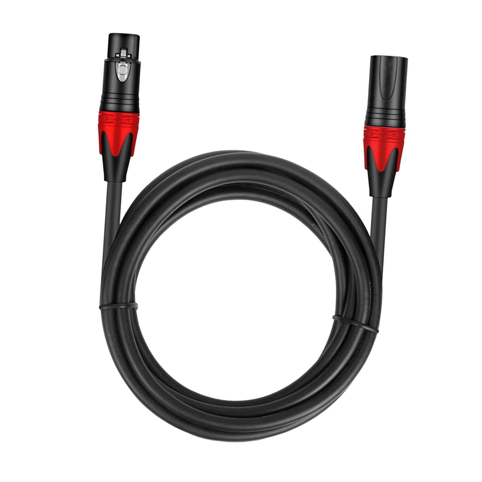 XLR Microphone Cable Audio Cable XLR Cable for PA Systems Mixers Speakers 2m